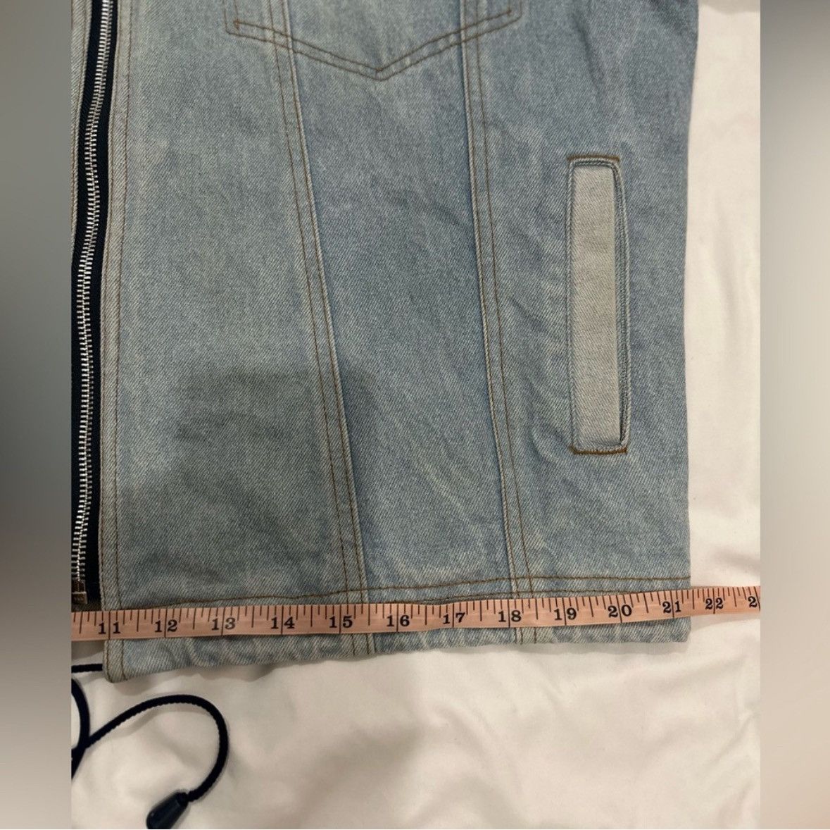 Fiorucci Vintage Jeans Denim Jacket with Hood Size US M / EU 48-50 / 2 - 15 Thumbnail