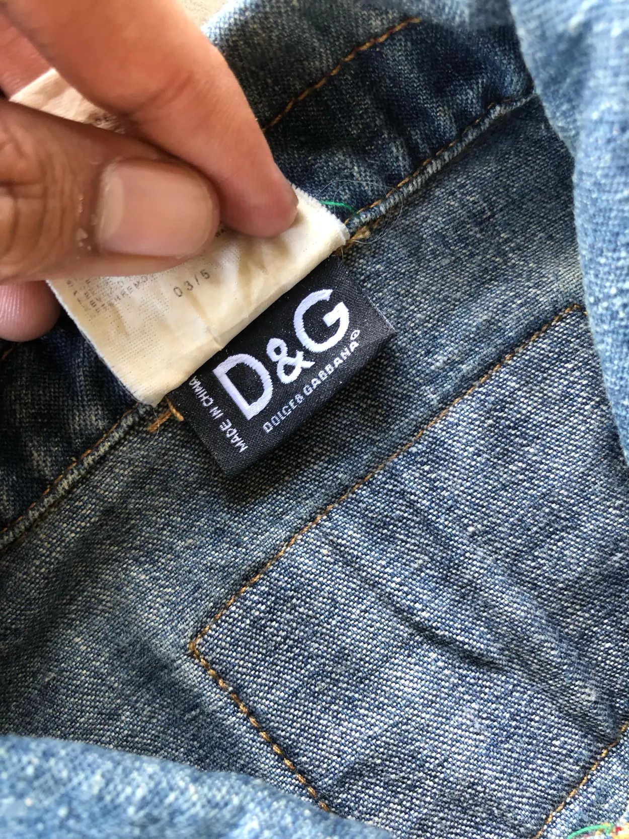 Dolce & Gabbana 2000s Dolce & Gabbana Denim Jacket Size US S / EU 44-46 / 1 - 7 Thumbnail