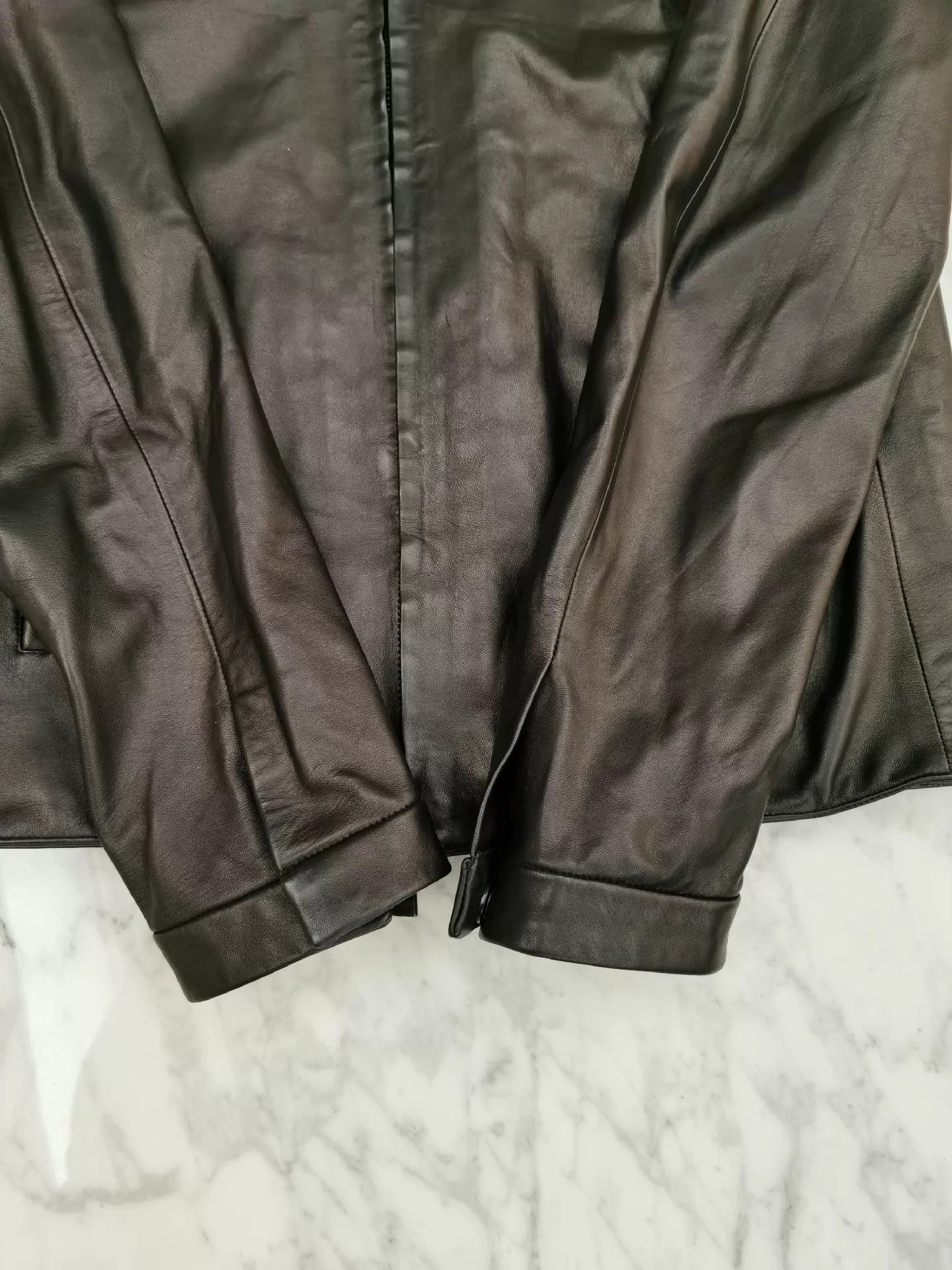 Fendi FENDI Classic Monster Leather Jacket 46 Size US S / EU 44-46 / 1 - 8 Thumbnail