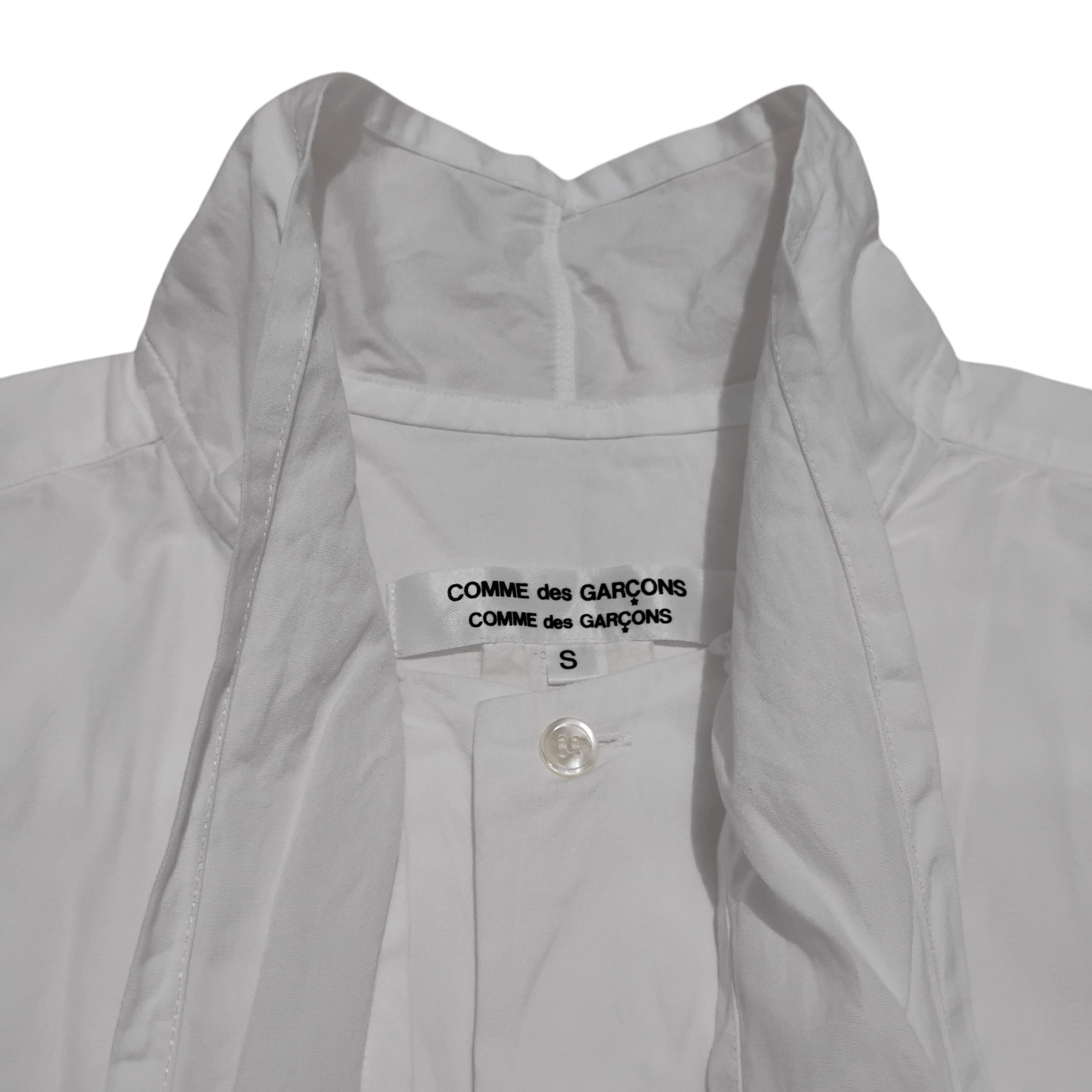 Comme des Garcons Comme Des Garcons Unique Collar Design Shirts Size US S / EU 44-46 / 1 - 3 Thumbnail
