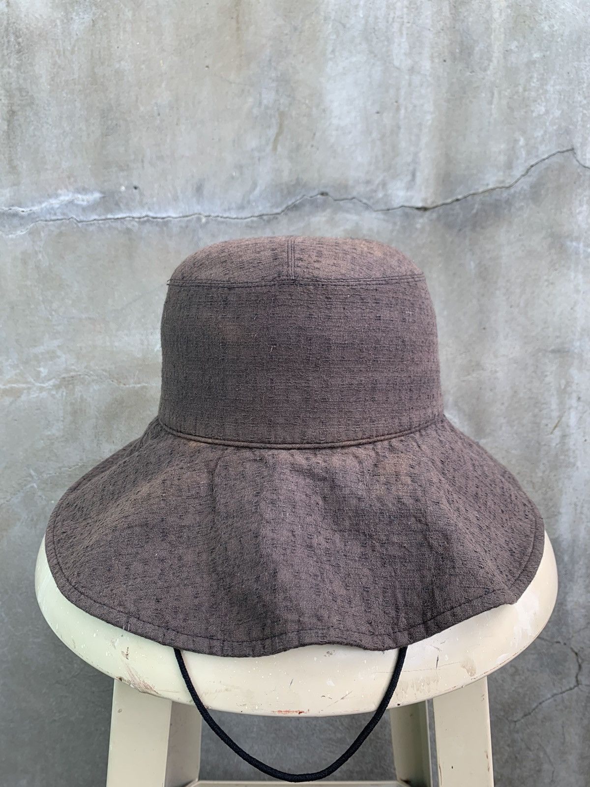 Yohji Yamamoto Farmer Bucket Hat Size ONE SIZE - 1 Thumbnail