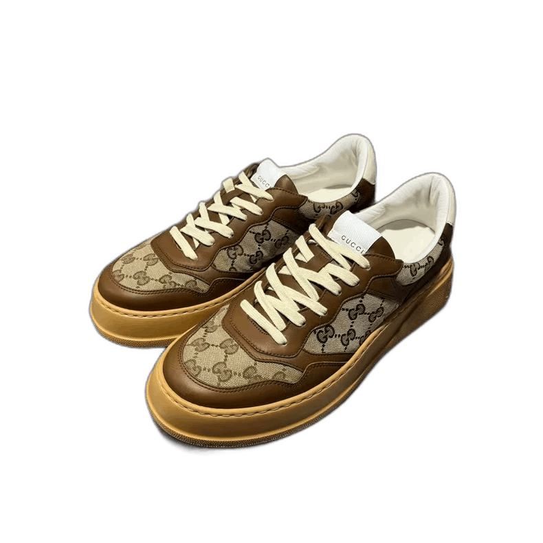Gucci Classic Brown Biscuit Sneakers Size 9