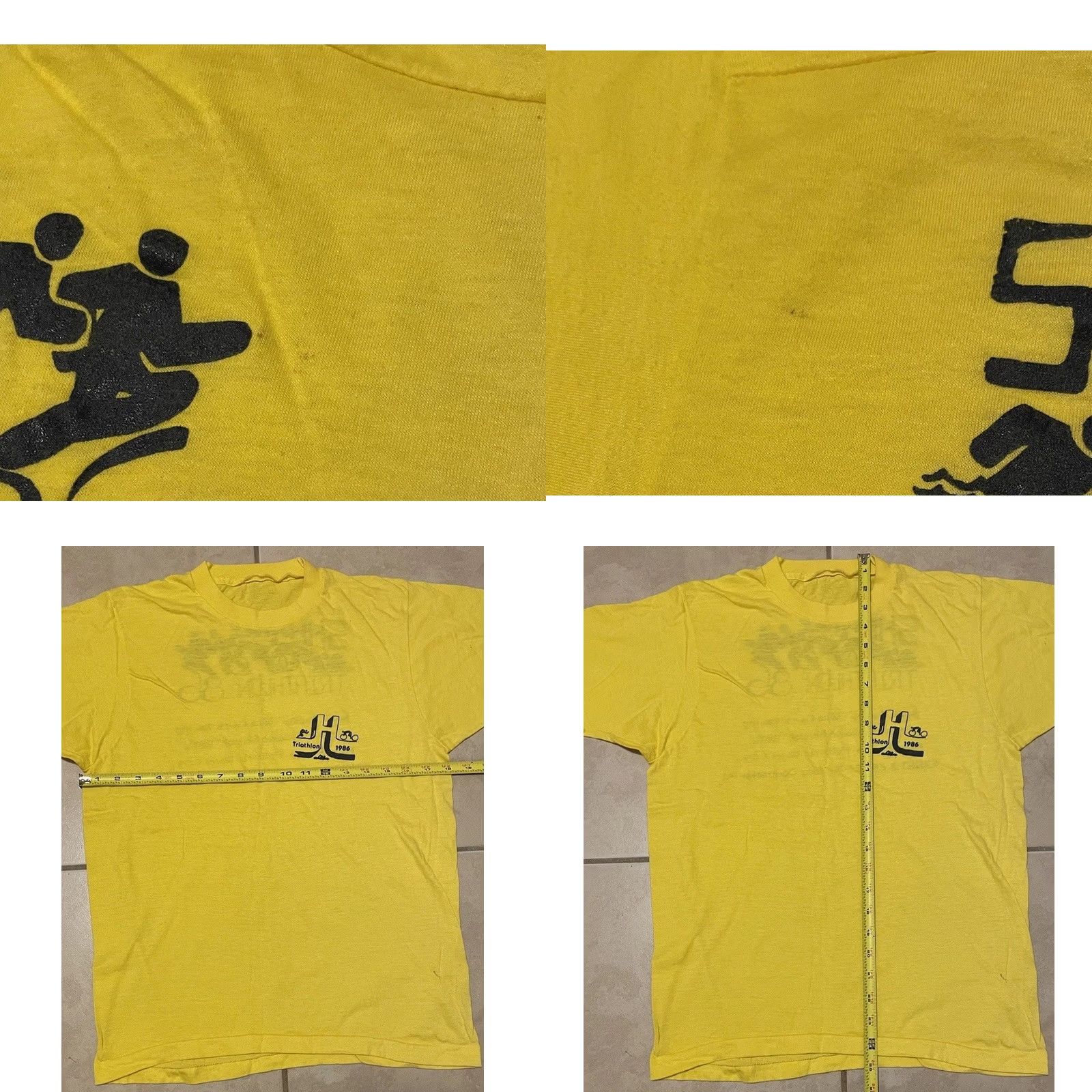 Vintage VINTAGE Shawnee Triathalon Shirt S Kansas City Gym Track PE College Grunge USA 80s 90s Vintage Grunge Shirt Mens S Yellow Size US S / EU 44-46 / 1 - 9 Thumbnail