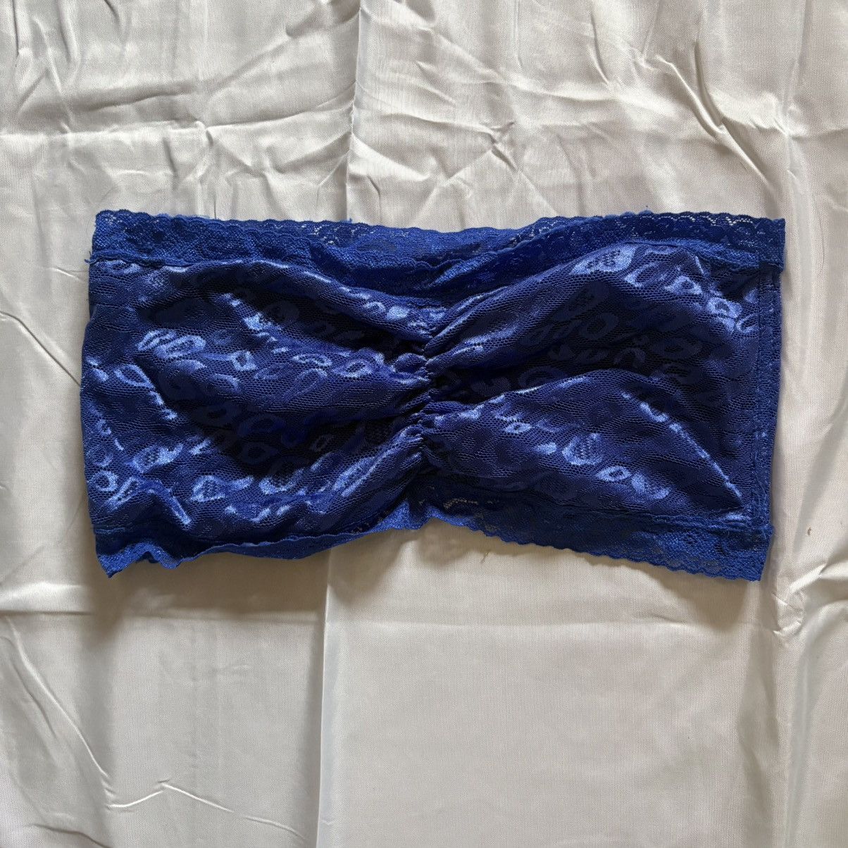 Hot Topic Blue Lace Leopard Print Bandeau Size M / US 6-8 / IT 42-44 - 1 Thumbnail