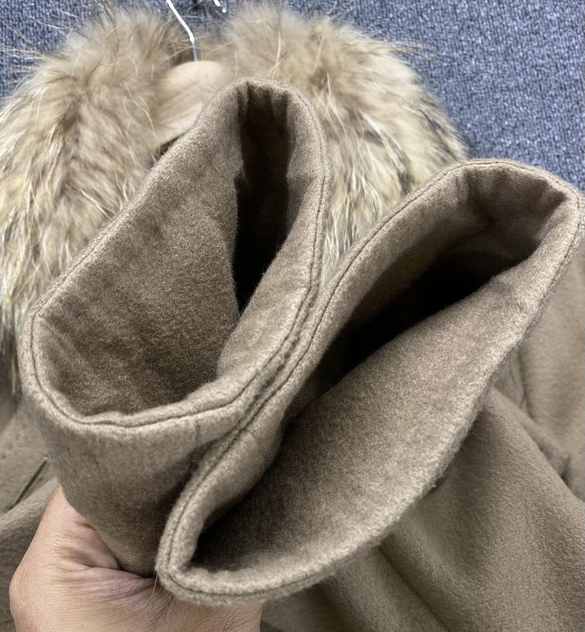 George Vintage Georges Rech Paris Wool Long Jacket Size XS / US 0-2 / IT 36-38 - 14 Thumbnail