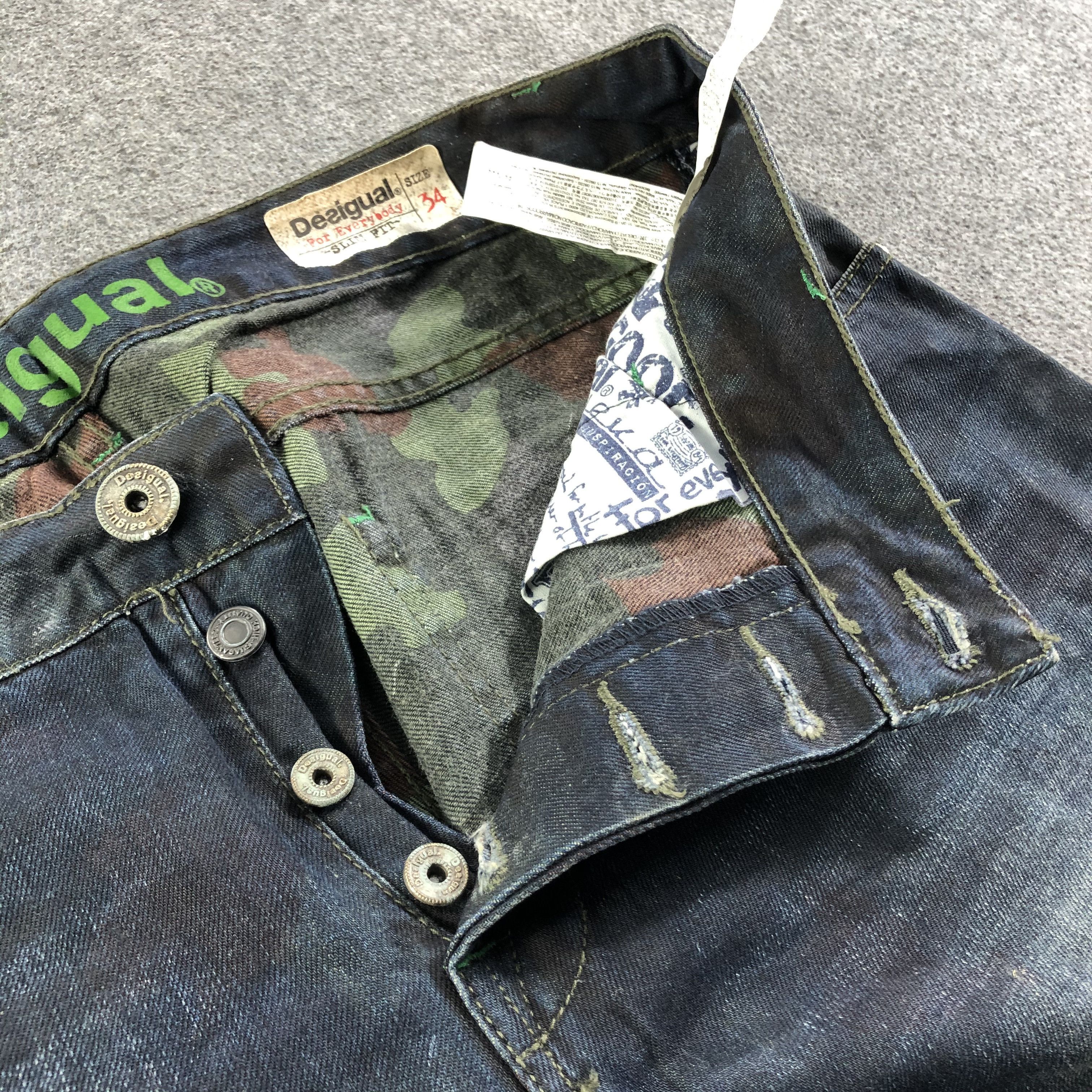 Desigual Vintage Desigual Jeans Slim Fit Denim -J2753 Size US 36 / EU 52 - 8 Thumbnail