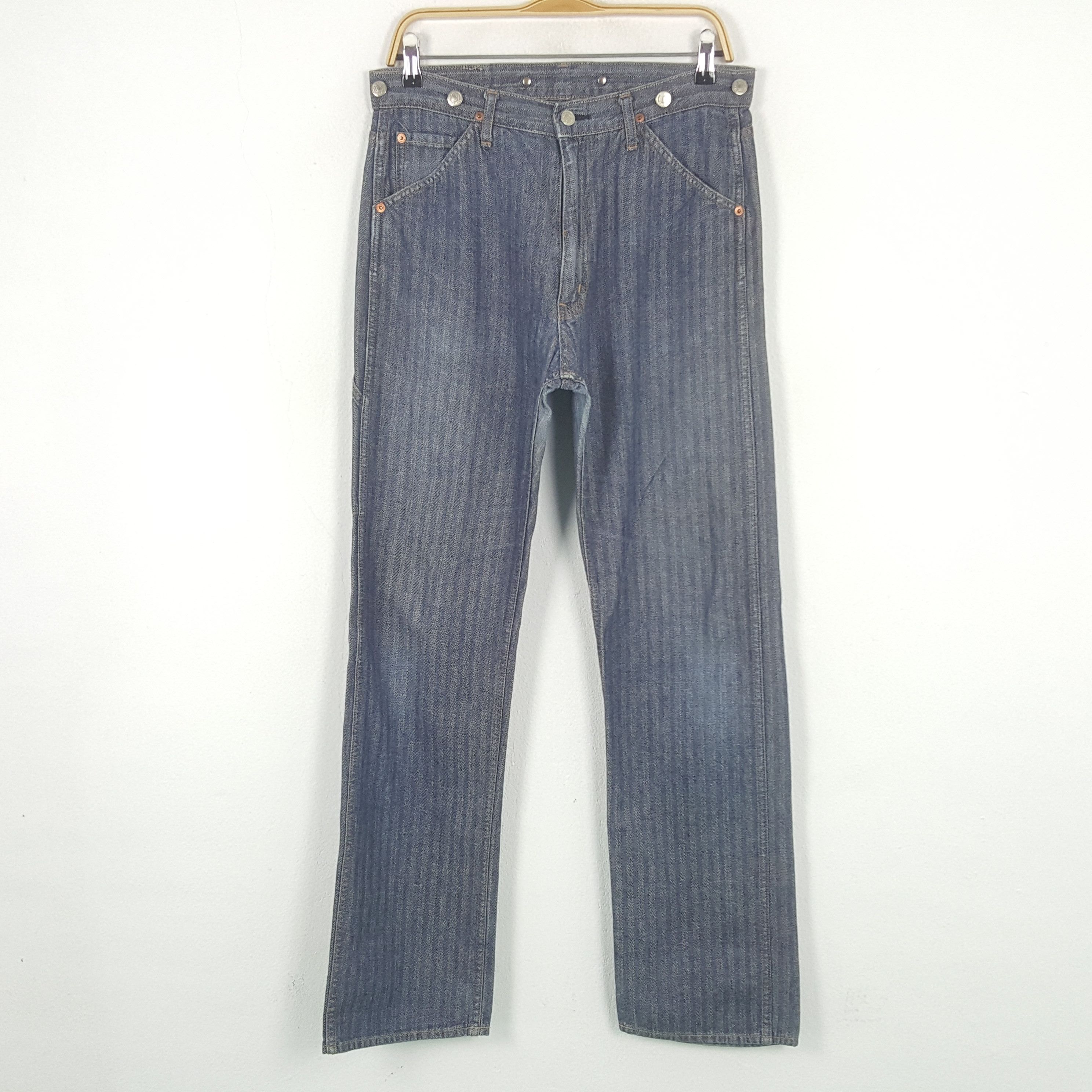 Hysteric Glamour × Japanese Brand × Vintage Vintage Hysteric Glamour Custom Art Logo Denim Jeans Size US 32 / EU 48 - 4 Thumbnail