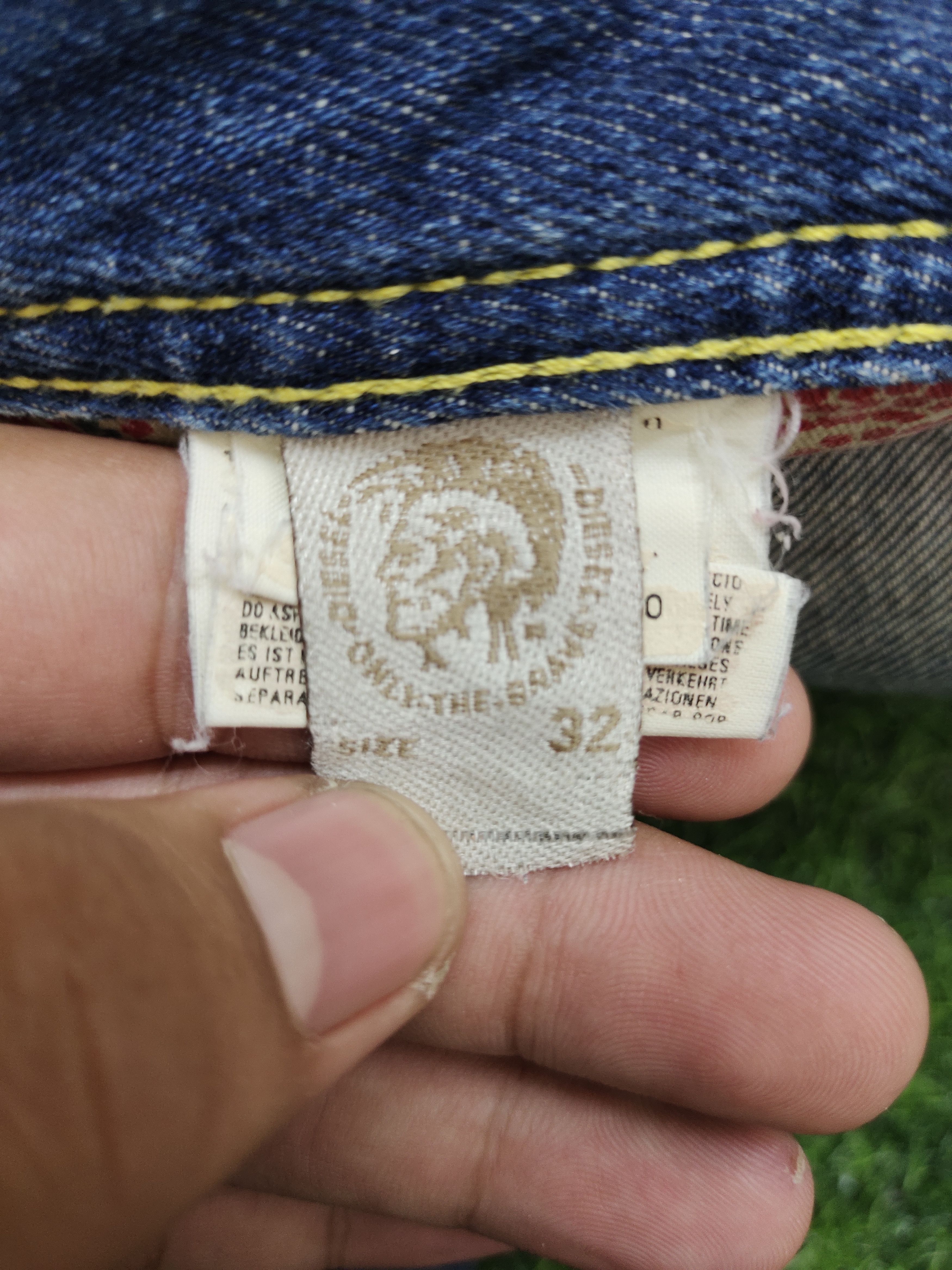 Diesel Vintage Y2k Diesel Paddom Distressed Denim Jeans Streetwear Size US 32 / EU 48 - 16 Thumbnail