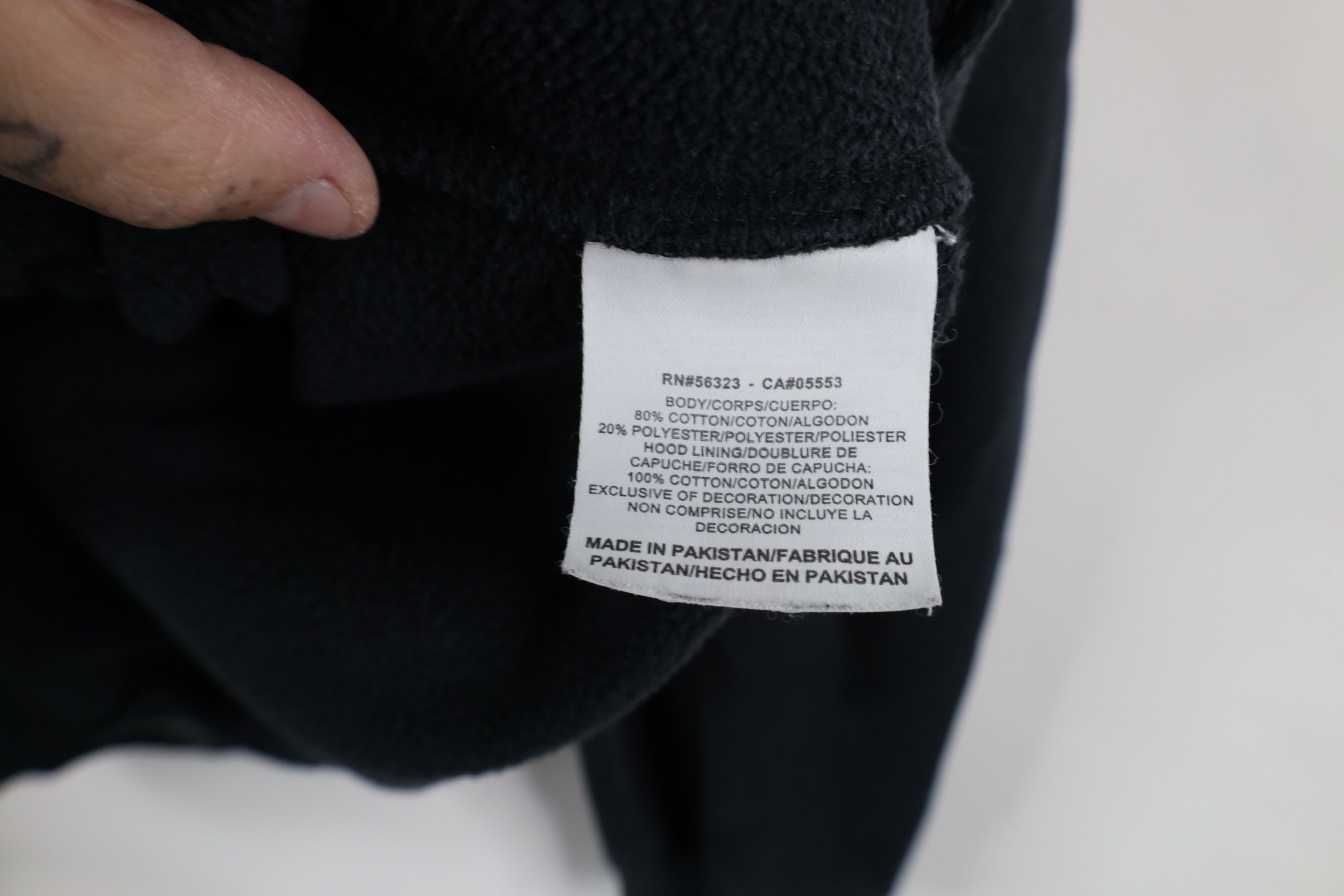 Nike × Vintage Vintage Nike Scott Mini Swoosh Hoodie Sweatshirt Black Size US XL / EU 56 / 4 - 11 Thumbnail
