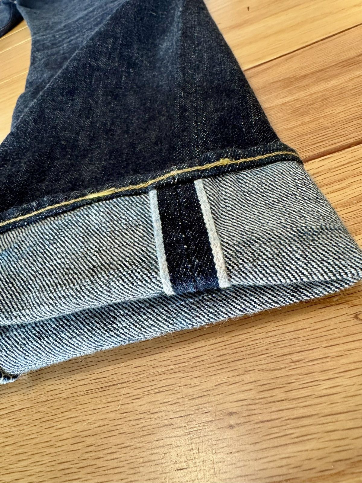 Full Count & Co. Fullcount 1108 Japanese Selvedge Denim Jeans Sz 35 (Fits 34) Size US 34 / EU 50 - 4 Thumbnail