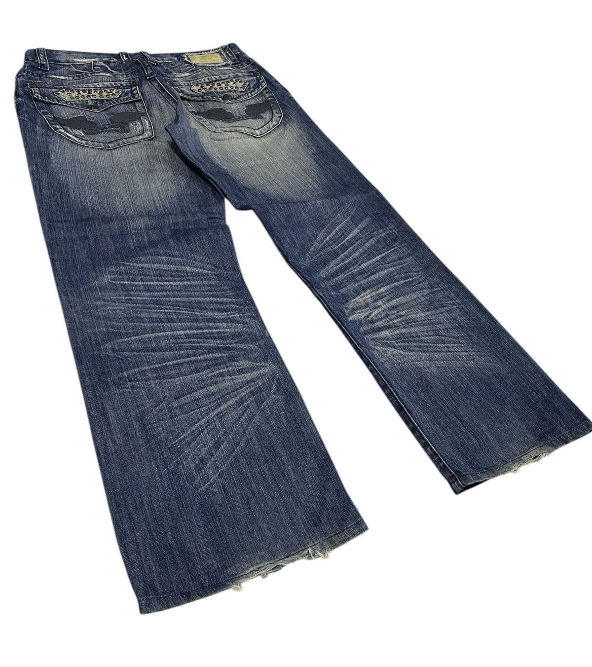 Robins Jeans Vintage Distressed Robins Jeans Size US 32 / EU 48 - 3 Thumbnail