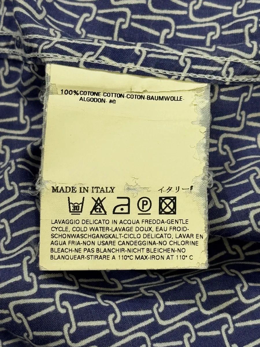 Maison Margiela 2000s Maison Martin Margiela Blue Abstract Shirt Size US M / EU 48-50 / 2 - 7 Thumbnail