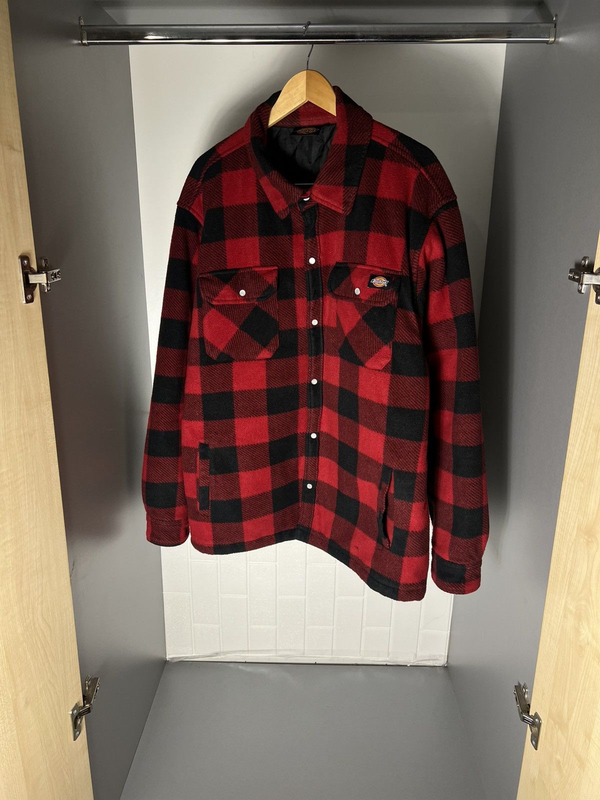 Dickies VINTAGE DICKIES FLANNEL SHERPA JACKET CASUAL DESIGNER 90s Size US XXL / EU 58 / 5 - 13 Thumbnail