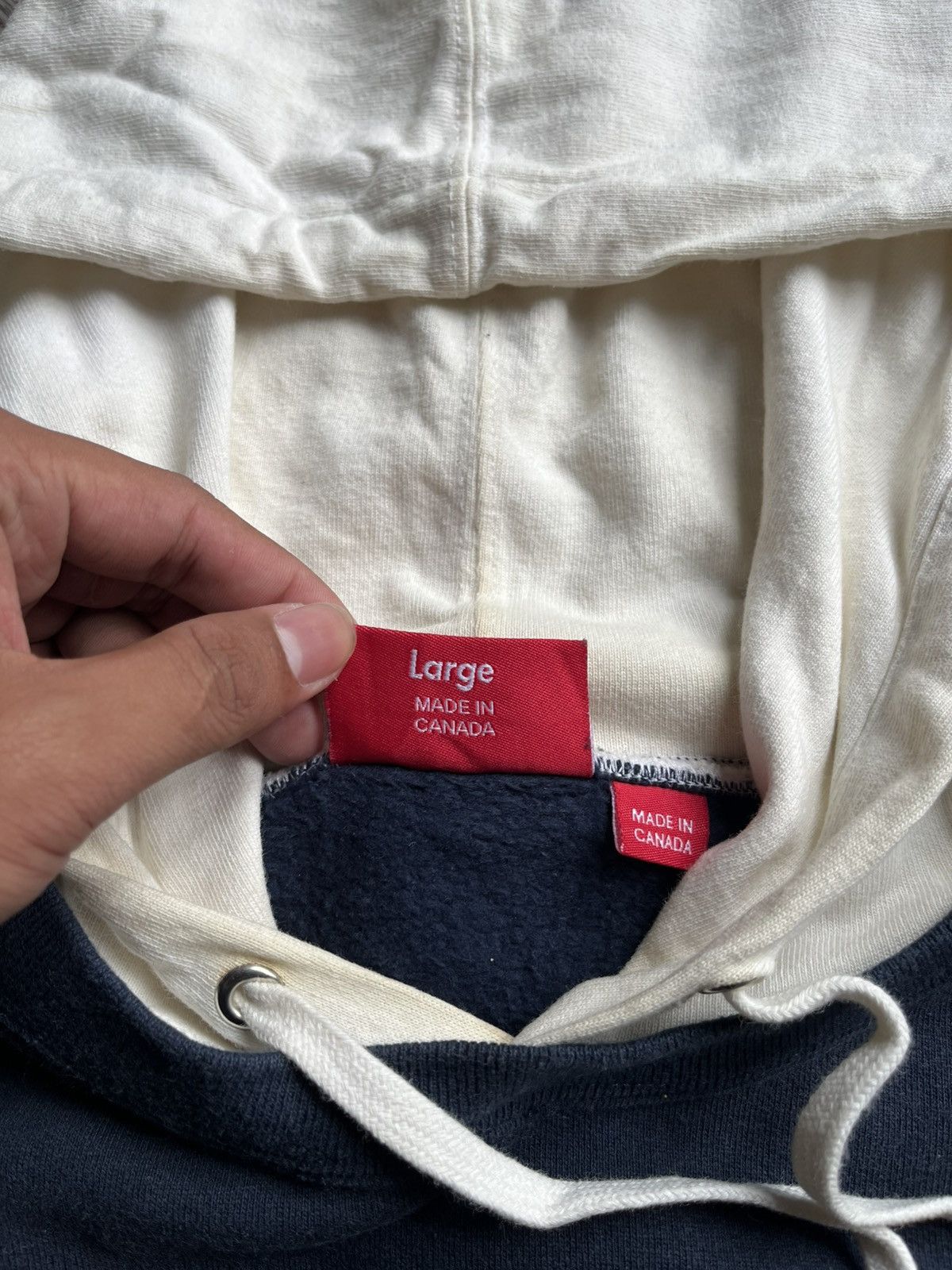Supreme ❤️‍🔥Last drop❤️‍🔥Supreme 1994 Logo Arm Patch Two Tone Hoodie Size US L / EU 52-54 / 3 - 10 Thumbnail