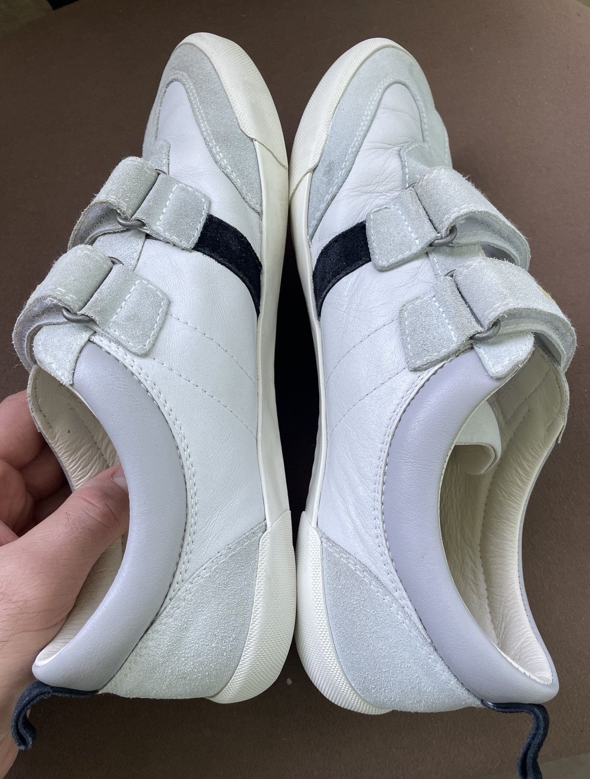 Dolce & Gabbana Dolce & Gabbana Women’s White grey Leather Sneakers Size US 6 / IT 36 - 12 Thumbnail