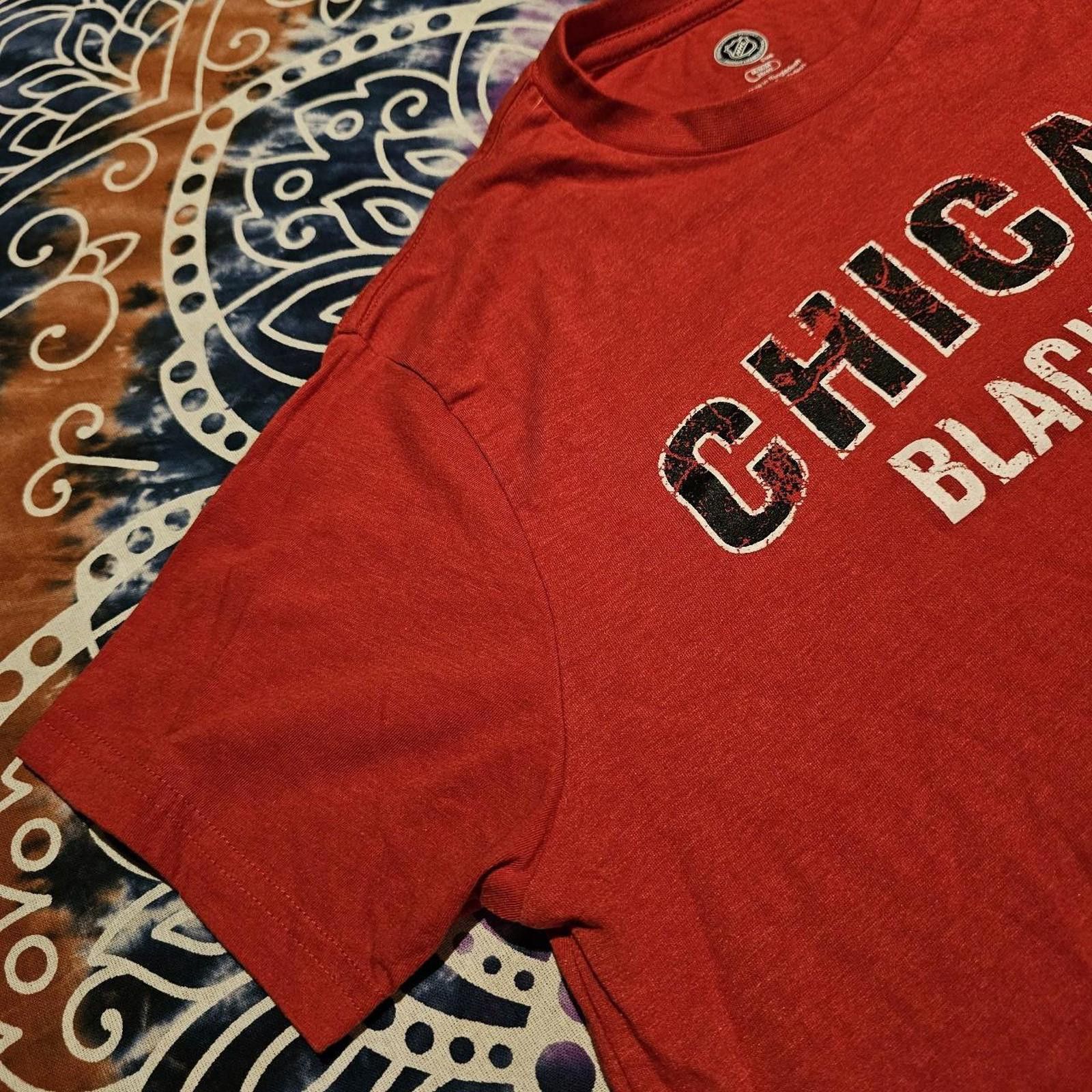 NHL NHL Chicago Blackhawks Men's Red Hockey T-shirt Size US M / EU 48-50 / 2 - 4 Thumbnail