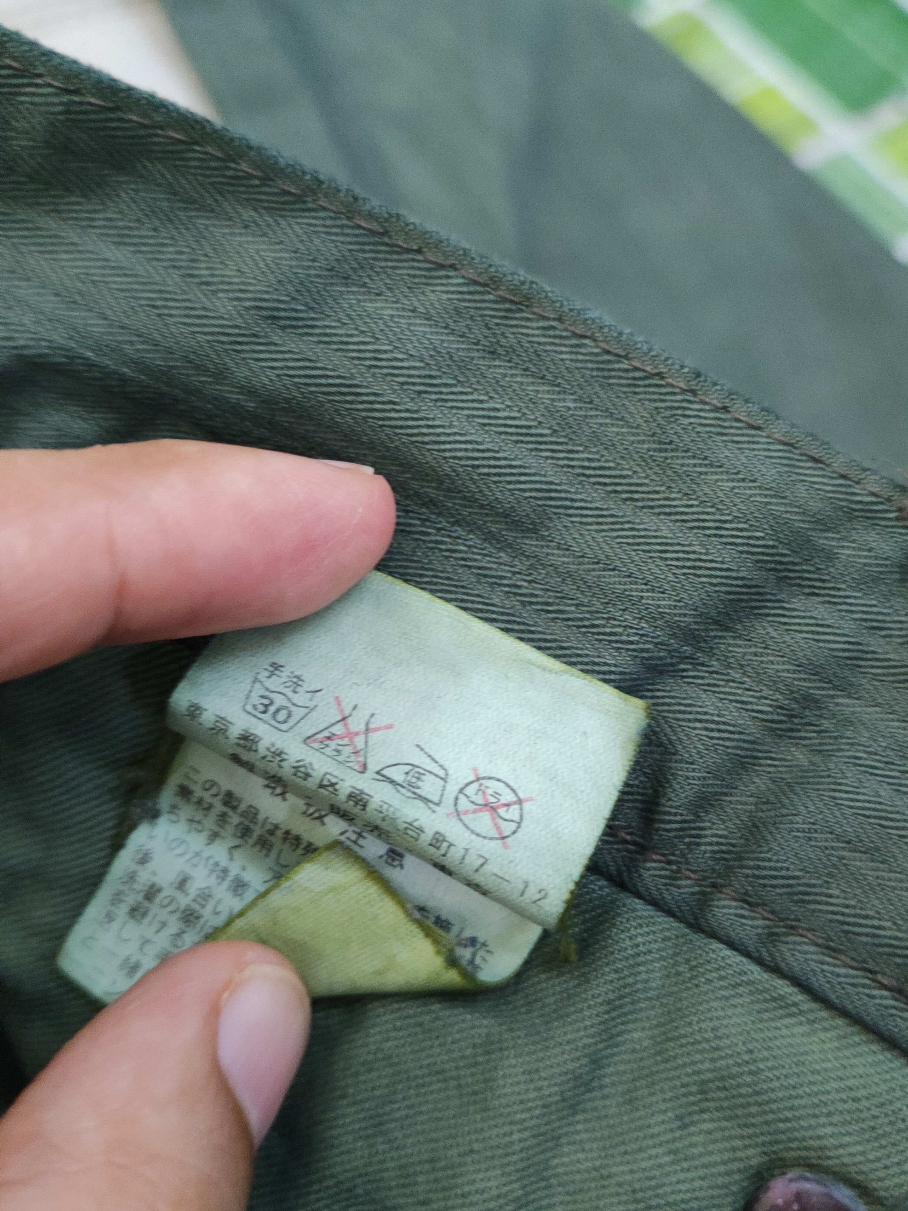 BIGI Bigi Green faded Multipocket Tactical Cargo Pants #W2099 Size US 31 - 12 Thumbnail