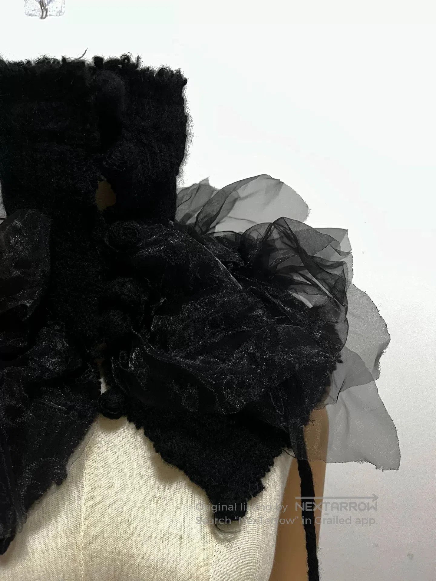 Other Alice Auaa Black Fur Collar. Size ONE SIZE - 2 Thumbnail