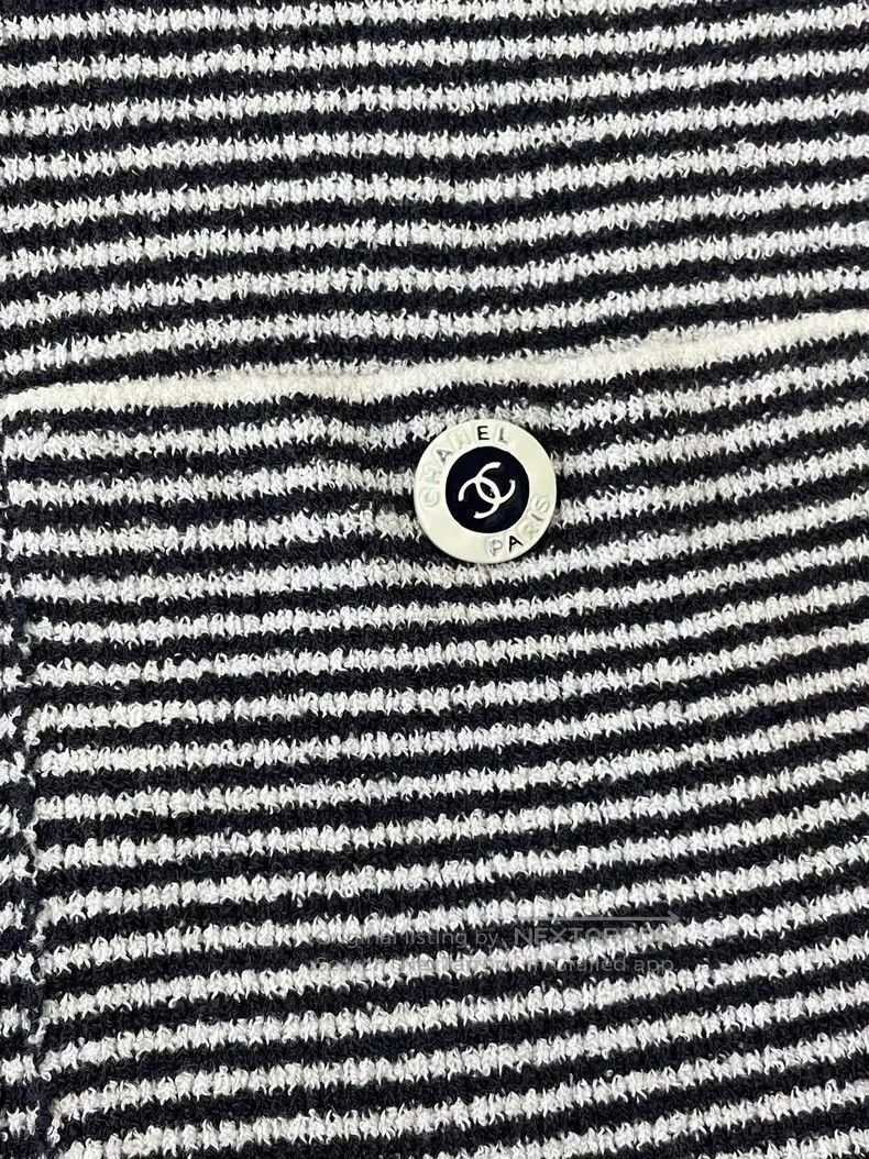 Chanel Chanel 23C black and white striped dress Size XXS / US 00 / IT 34 - 2 Thumbnail
