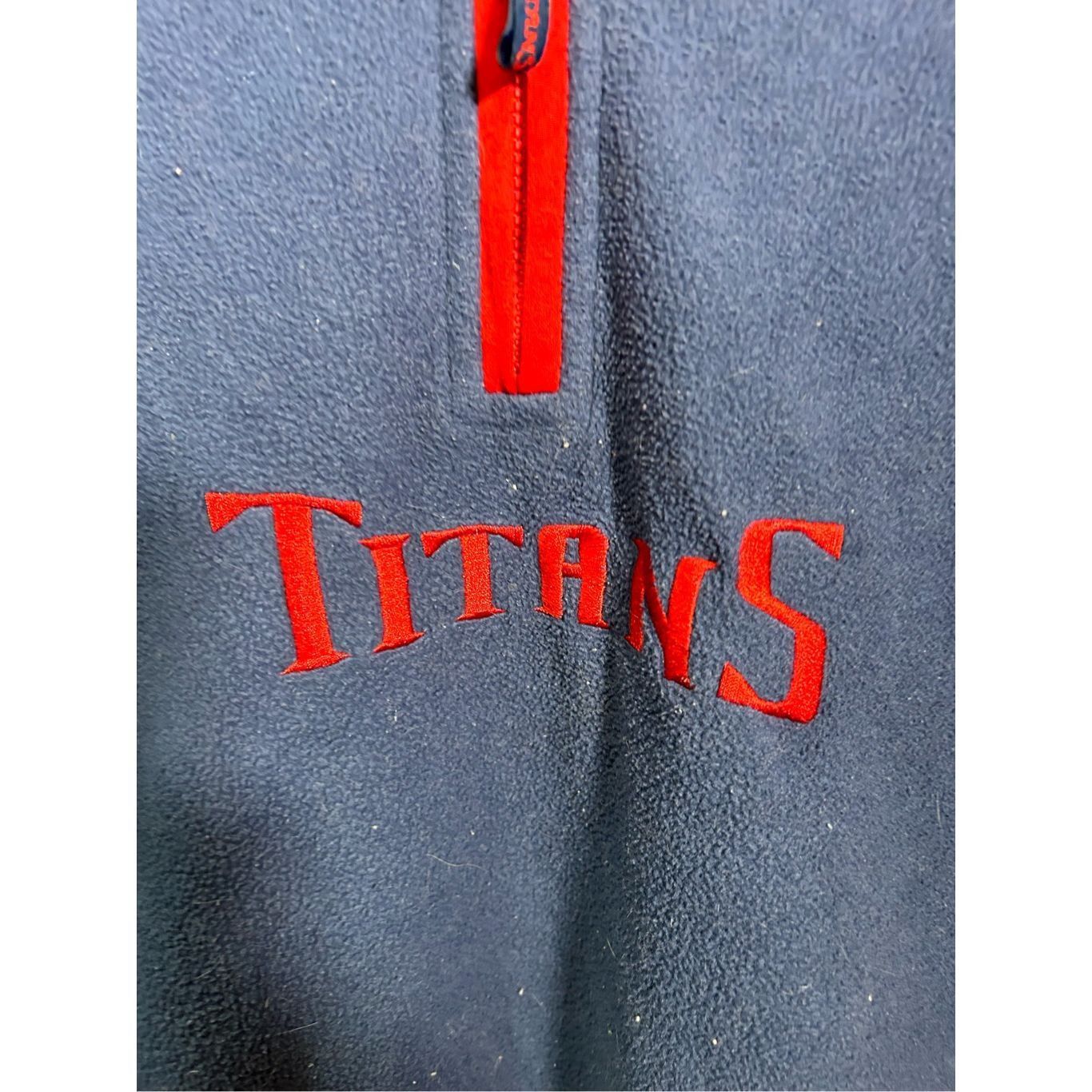 NFL Size XL - Vintage Y2K NFL Brand Tennessee Titans Fleece Embr Size US XL / EU 56 / 4 - 2 Thumbnail