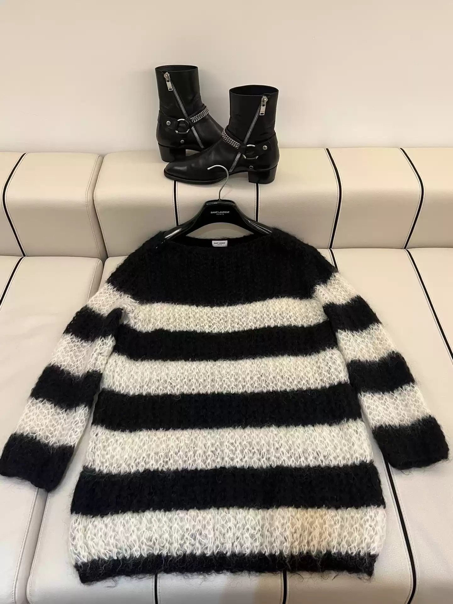 Saint Laurent Paris Saint Laurent 13Aw Mohair Sweater Size Xs-2505 Size US XS / EU 42 / 0 - 1 Thumbnail