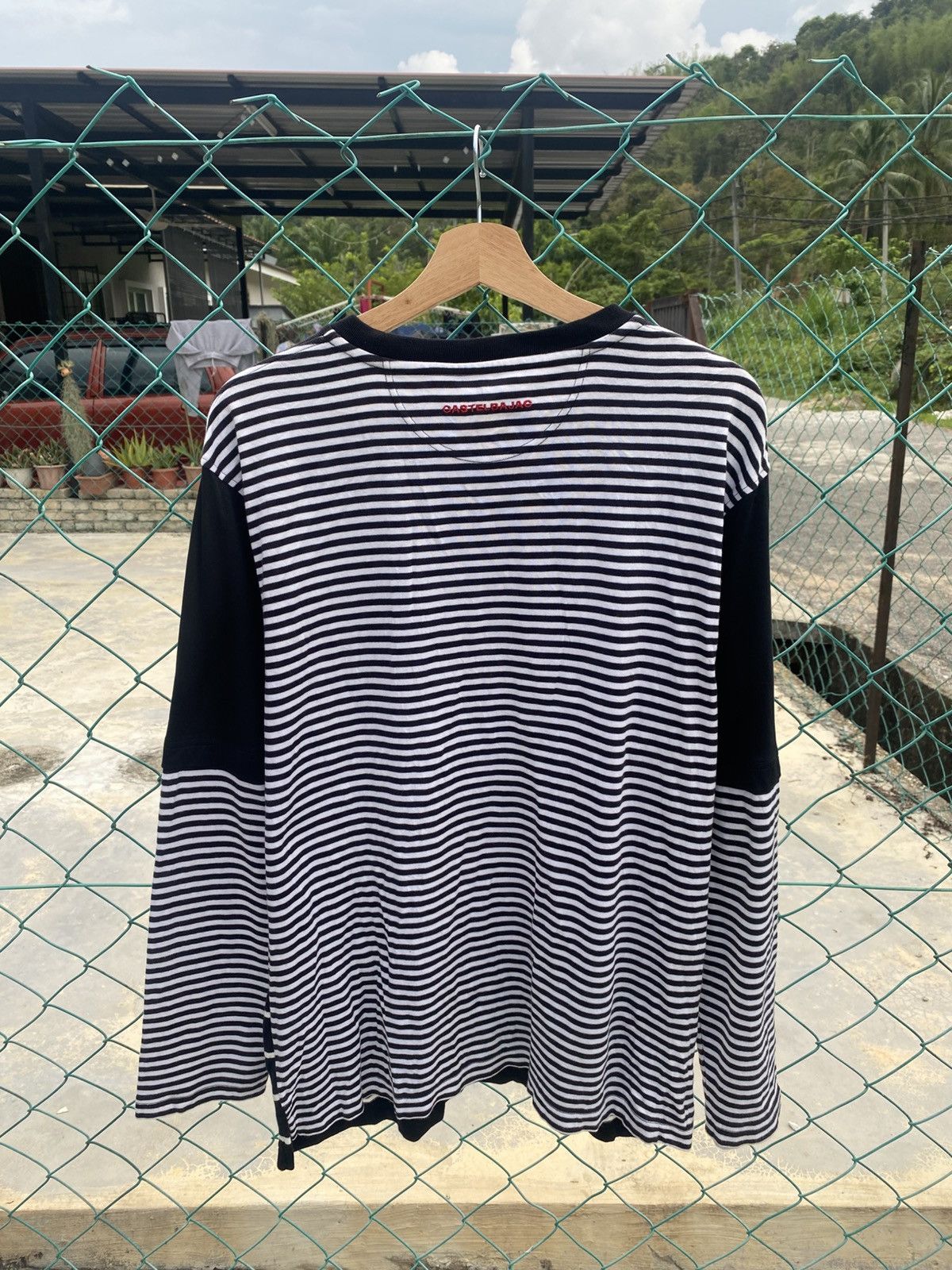 Jean Charles De Castelbajac Castelbajac breton striped rayon double sleeve pocket tee Size US L / EU 52-54 / 3 - 2 Thumbnail