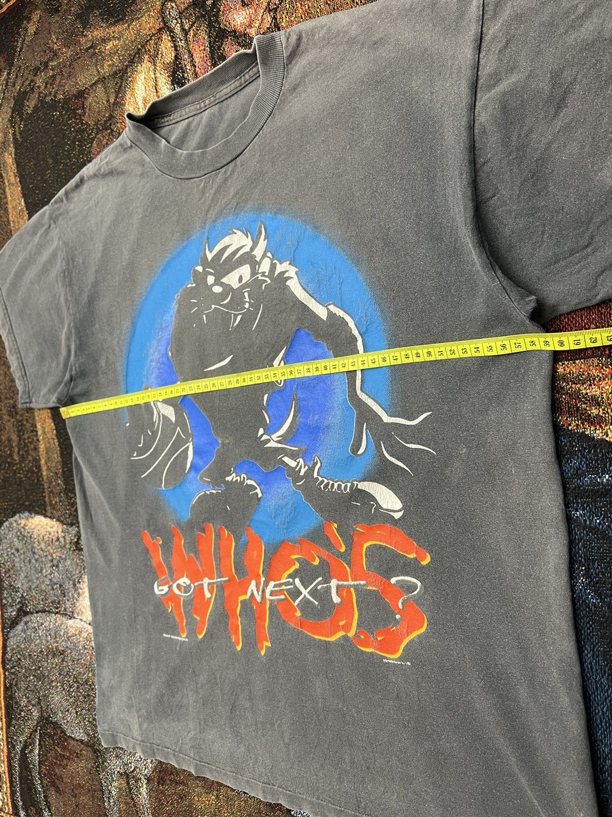 Warner Bros '96 Taz "Who's Got Next" Basketball Tee Size US L / EU 52-54 / 3 - 7 Thumbnail