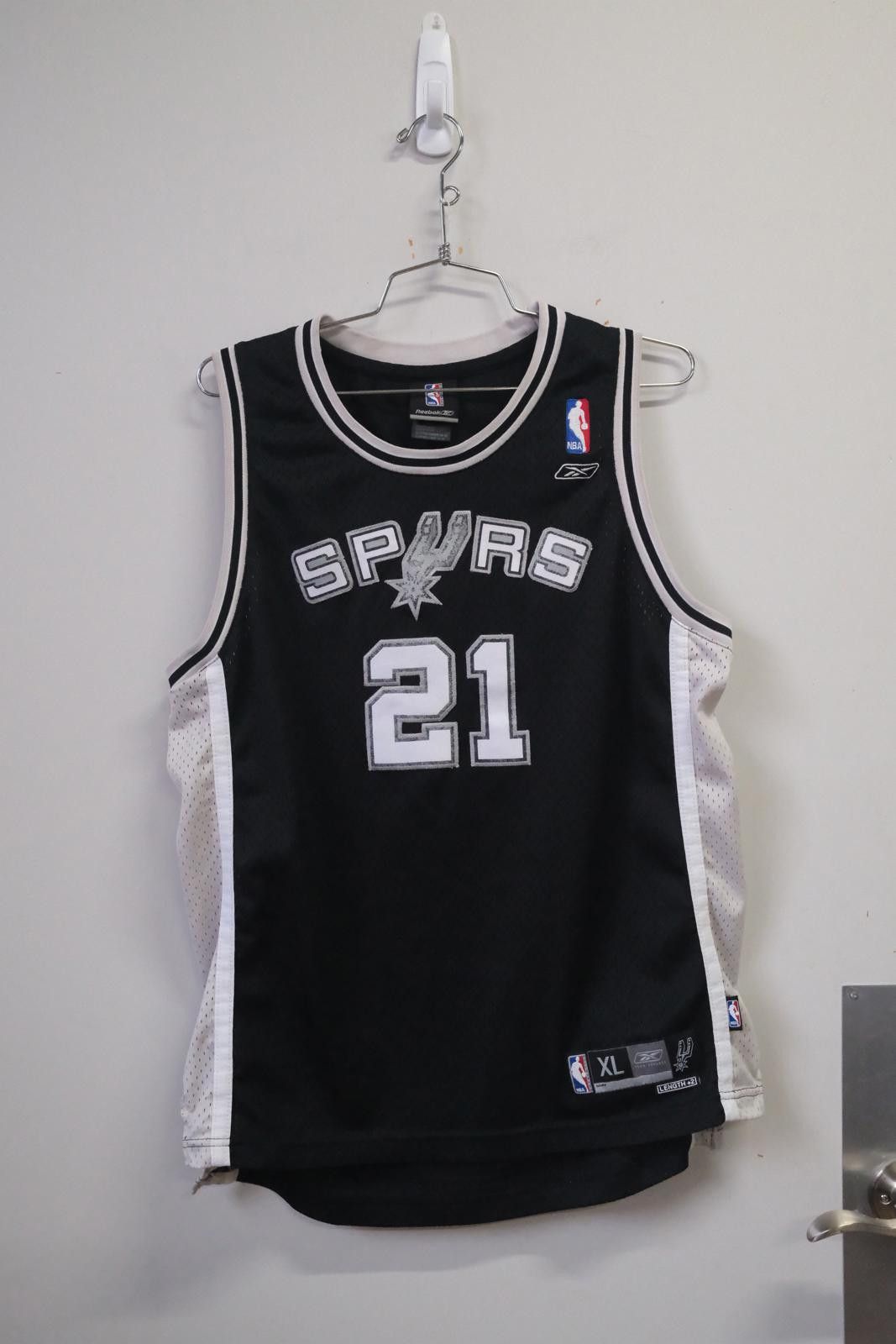 Reebok Reebok San Antonio Spurs Duncan #21 Away Basketball Jersey Size ONE SIZE - 1 Thumbnail