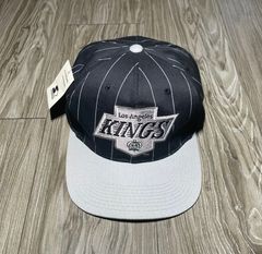VTG 80s/90s LA KINGS snapback cap Starter hockey NHL NWA sports hat Grey
