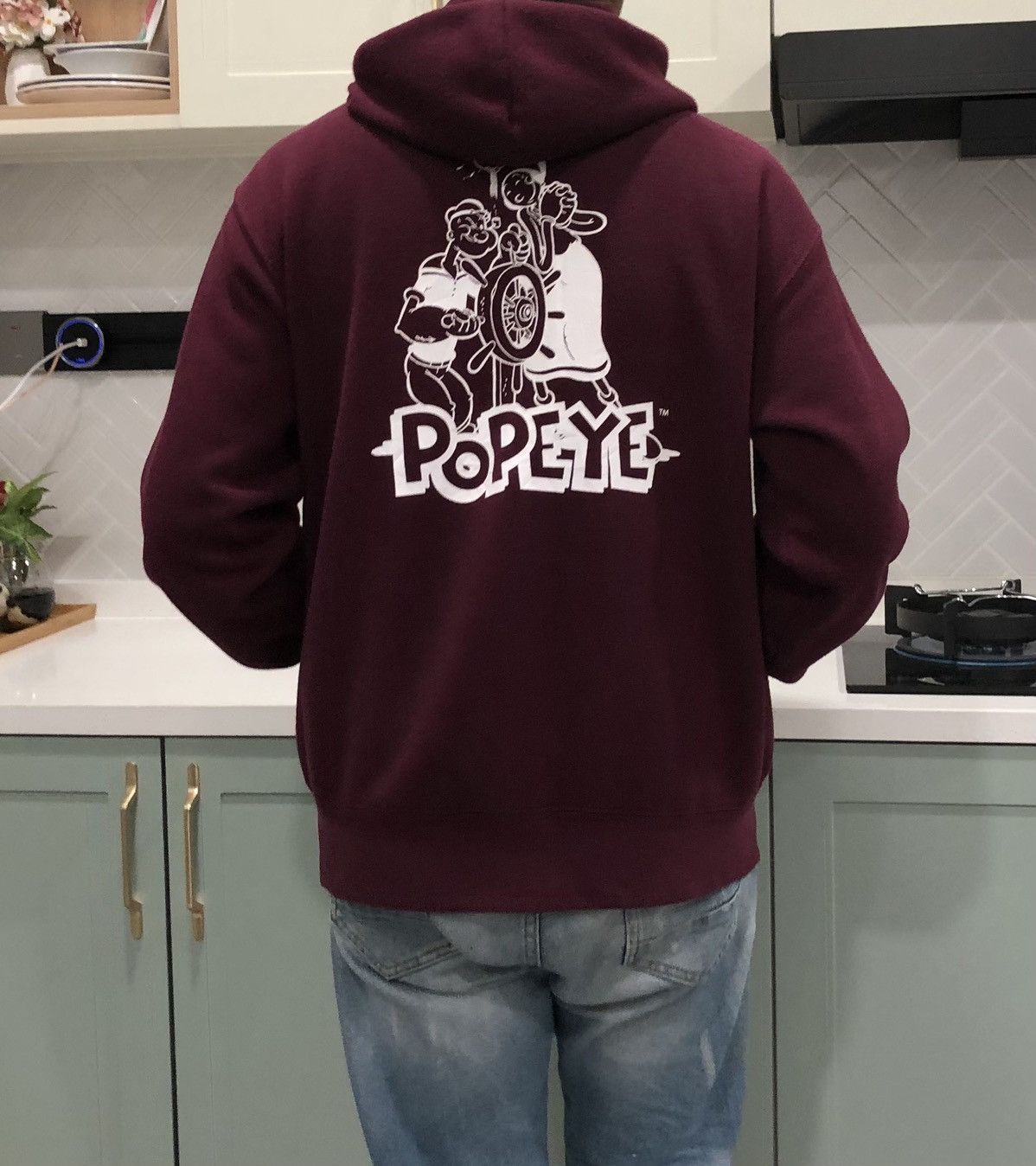 Cartoon Network Popeye Zip-up Hoodie Sweatshirt Size US L / EU 52-54 / 3 - 1 Thumbnail