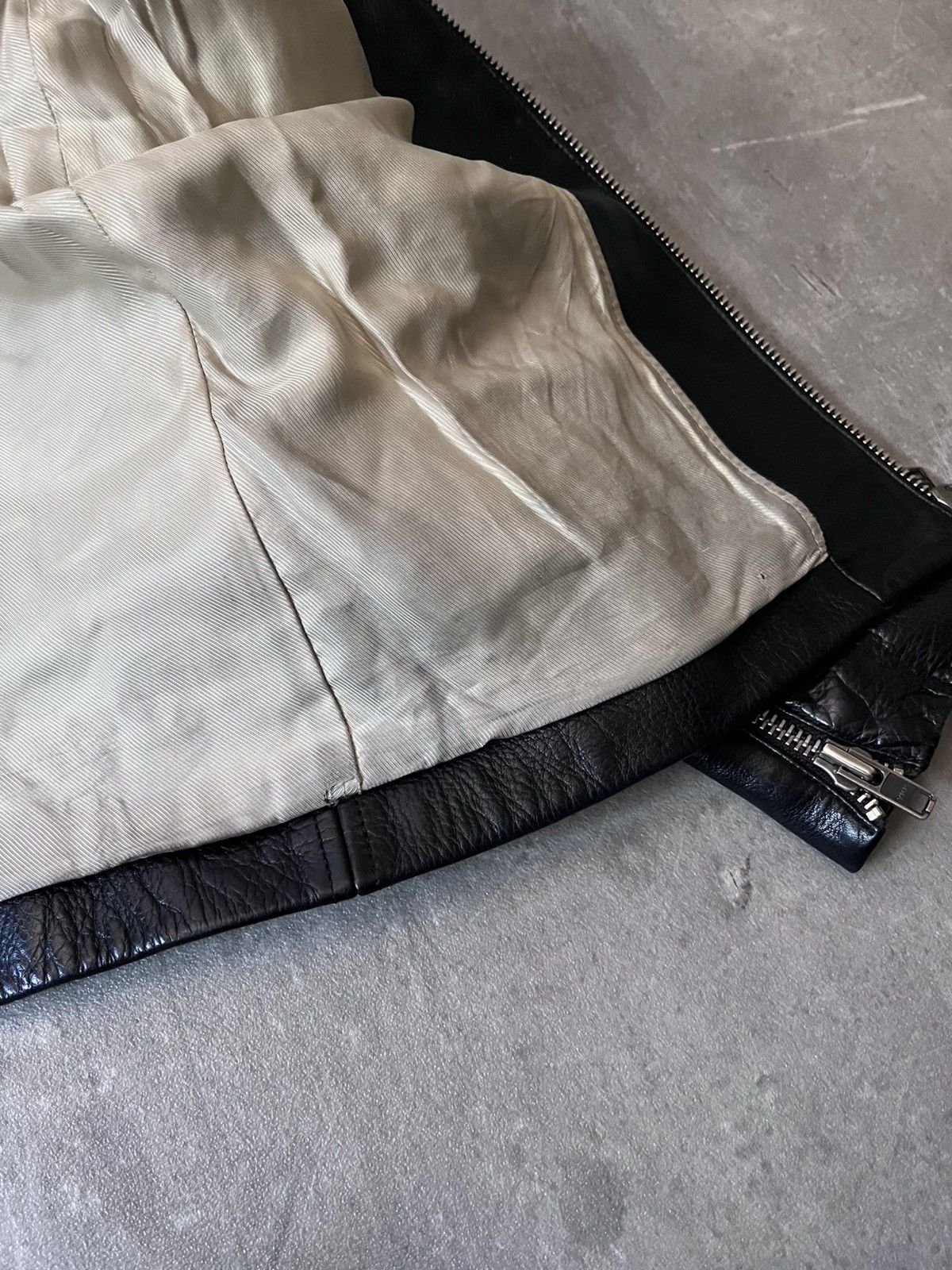 Acne Studios Acne Studios Oliver leather jacket biker black Size US S / EU 44-46 / 1 - 18 Thumbnail