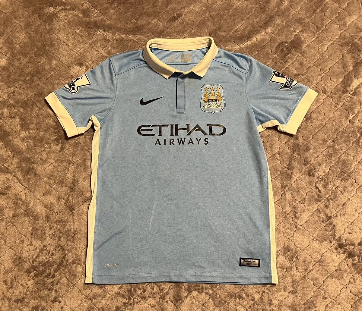 Nike × Vintage ⚽️VINTAGE 2015-16 MANCHESTER CITY HOME SHIRT Size US XS / EU 42 / 0 - 1 Thumbnail