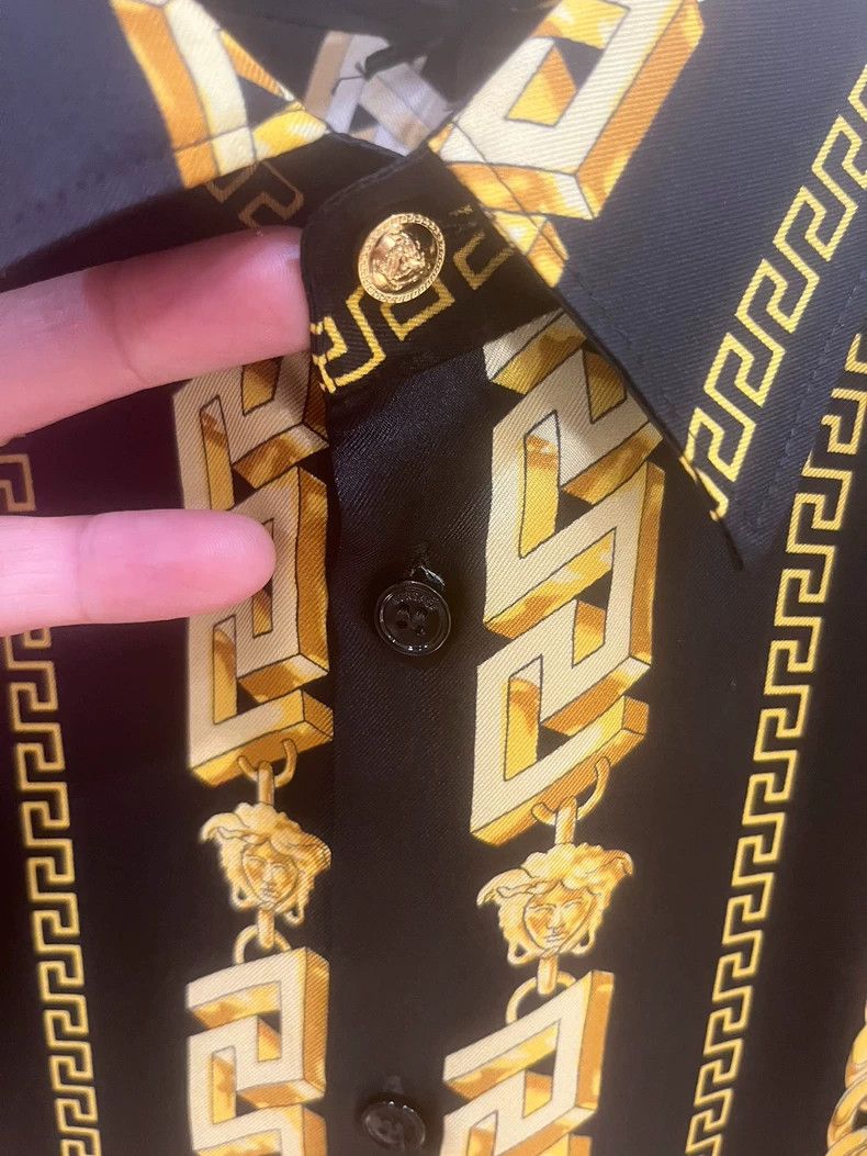Versace Versace Classic black gold zip chain print mulberry silk s Size US M / EU 48-50 / 2 - 6 Thumbnail