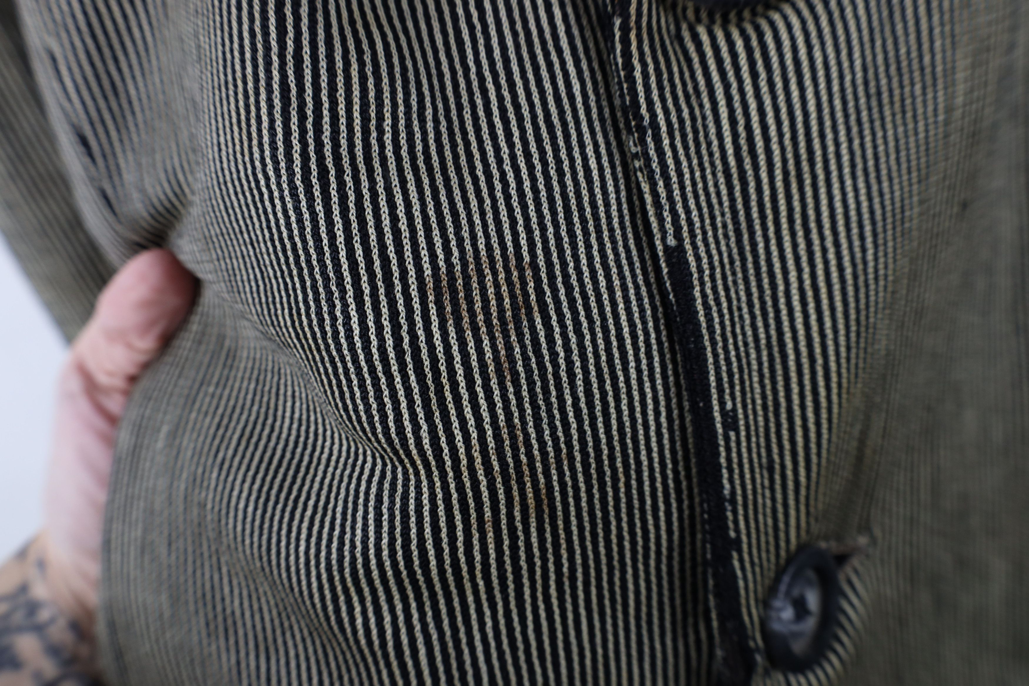 Vintage Vintage 50s Streetwear Trim Ribbed Wool Trench Coat USA Size US XXL / EU 58 / 5 - 6 Thumbnail