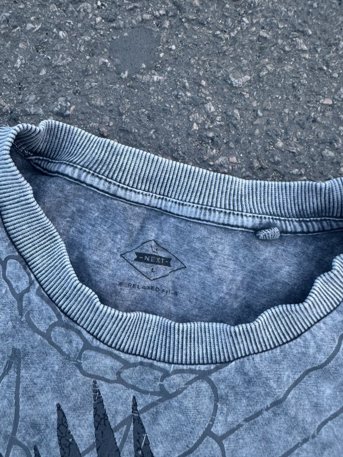 Japanese Brand × Vintage Vintage Y2K Next Hardy Style Snake Skull Overprint T Shirt Size US L / EU 52-54 / 3 - 4 Thumbnail