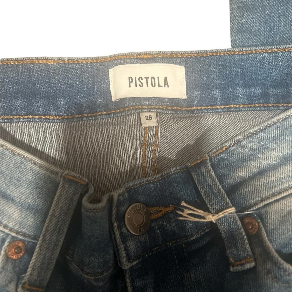 Designer Pistola Cara High rise vintage skinny jeans size 26 Size 26" / US 2 / IT 38 - 6 Thumbnail