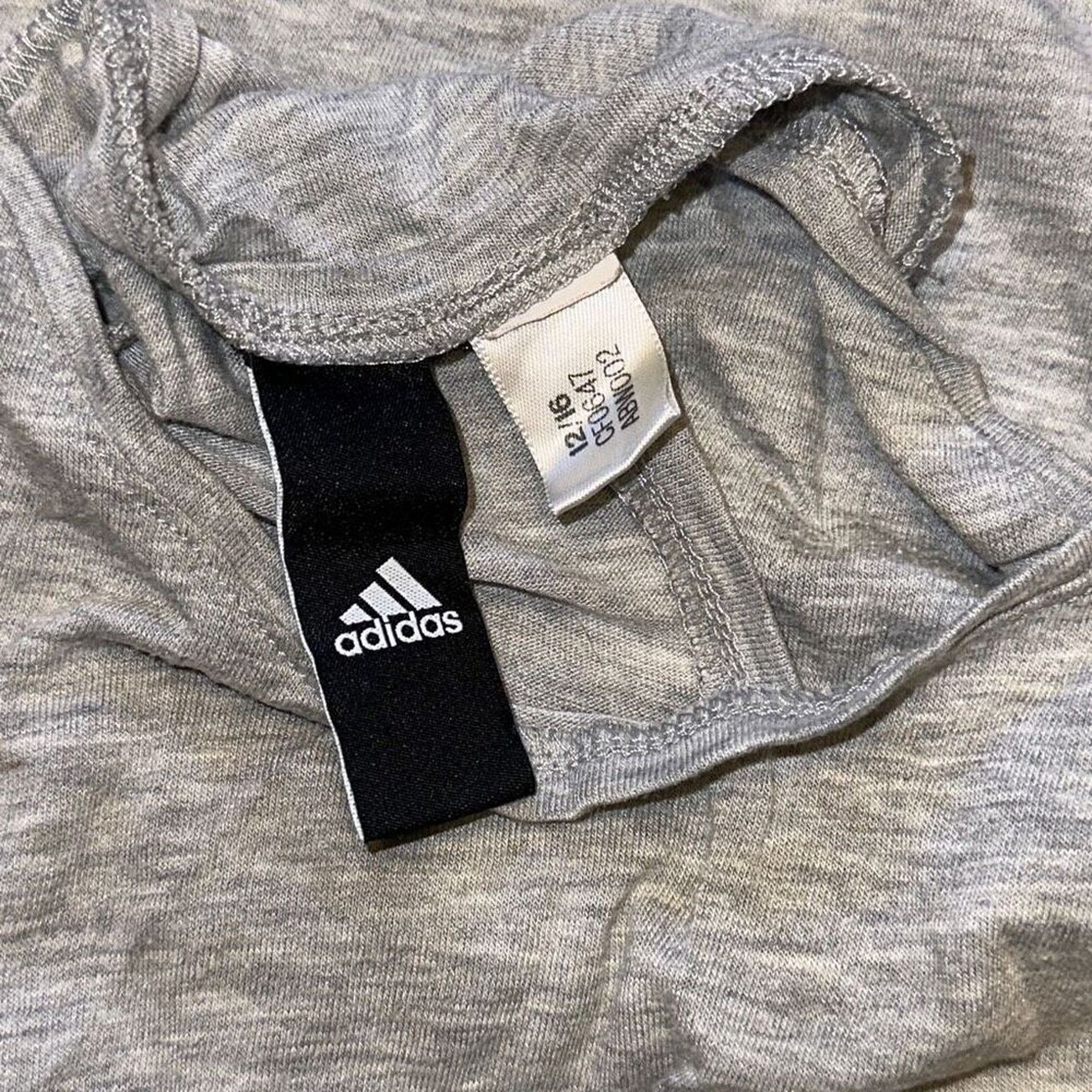 Adidas Adidas Gray Logo Muscle Tank | Sz S (No Size Tag) Size S / US 4 / IT 40 - 5 Thumbnail