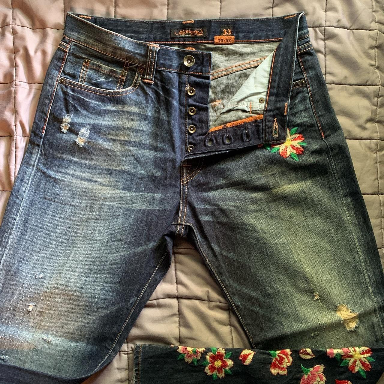 Ed Hardy × Vintage Ed Hardy jeans/ Waist 33/ Size US 34 / EU 50 - 2 Thumbnail