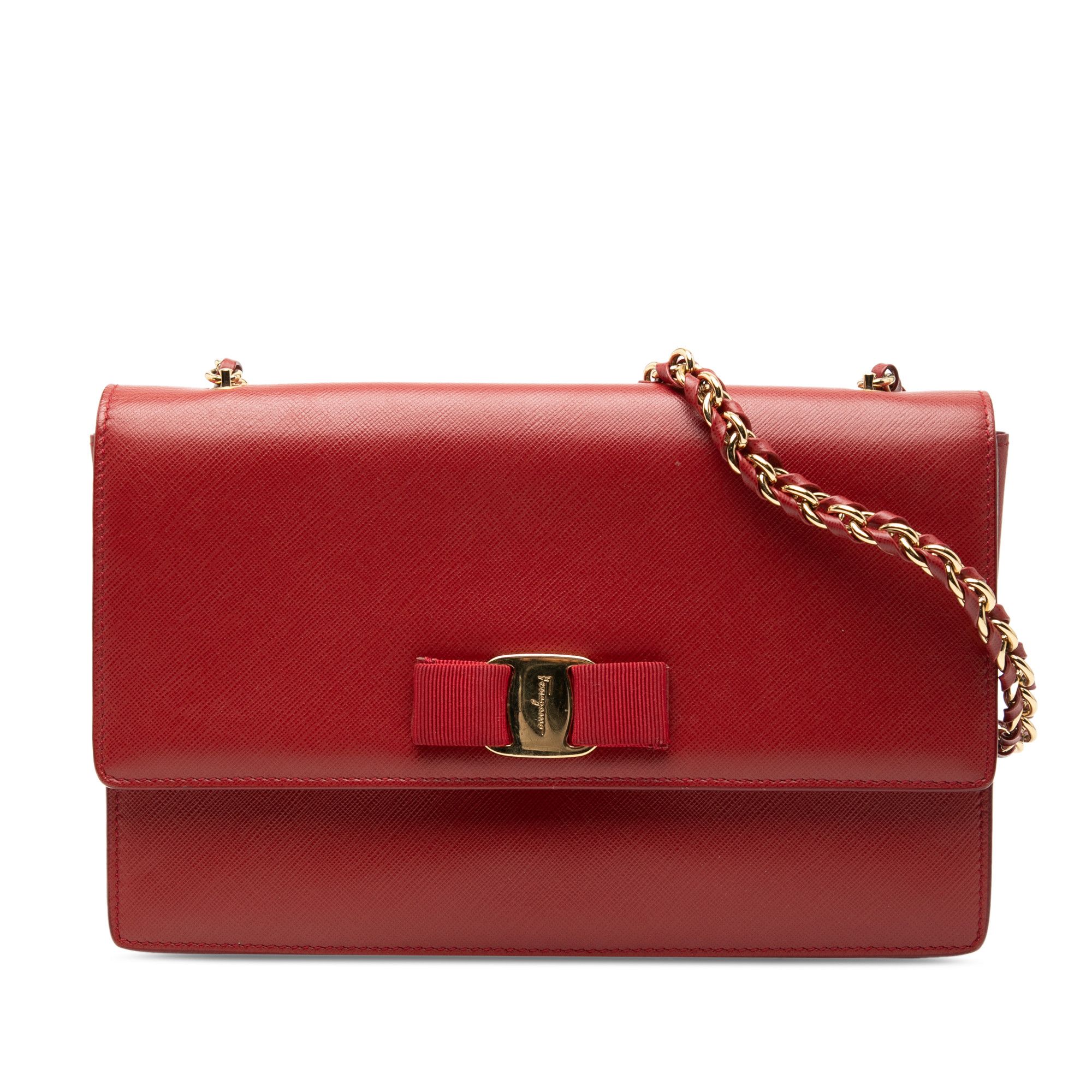 Salvatore Ferragamo Salvatore Ferragamo Medium Leather Vara Ginny Crossbody Size ONE SIZE - 1 Thumbnail