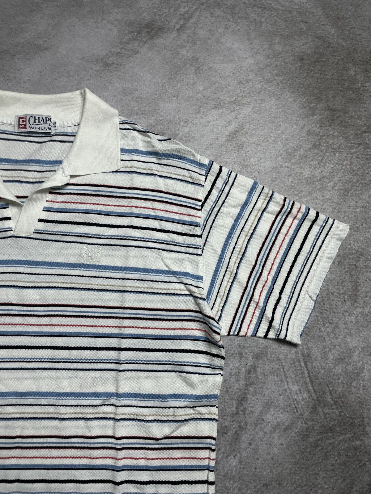 Chaps Ralph Lauren Chaps Ralph Lauren Stripe Polo Size US L / EU 52-54 / 3 - 4 Thumbnail