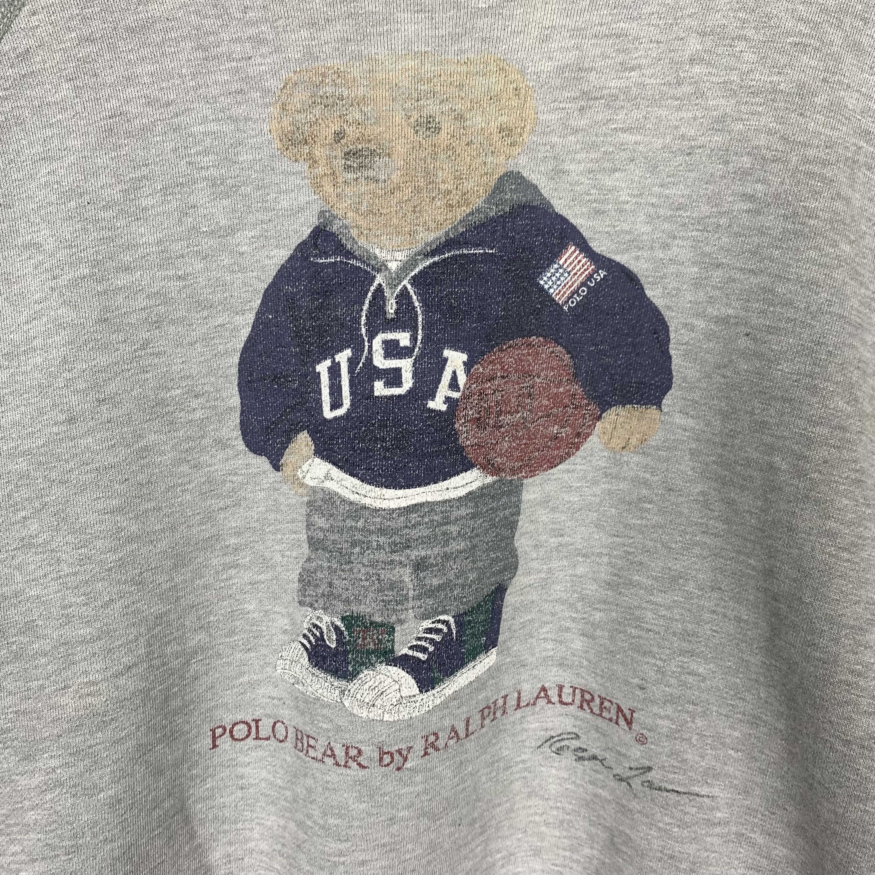Polo Ralph Lauren Vintage Polo Bear Ralph Lauren Sweatshirt Crewneck Size US S / EU 44-46 / 1 - 2 Thumbnail