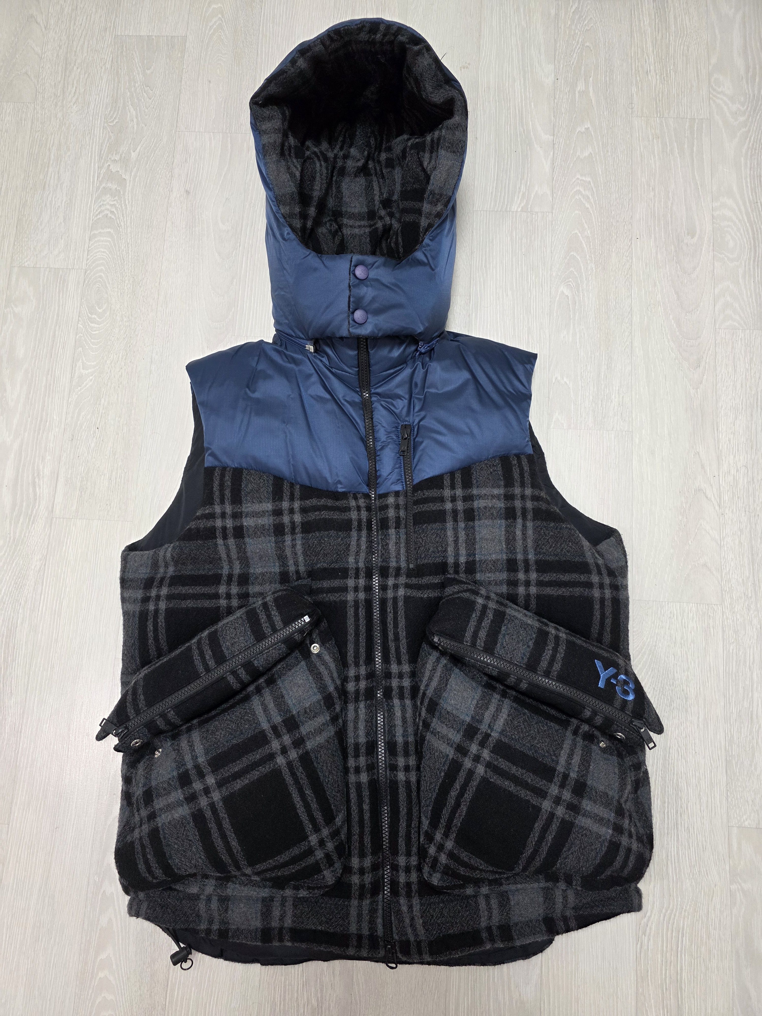 Y-3 Y-3 adidas puffer goose down tech vest Size US M / EU 48-50 / 2 - 1 Thumbnail