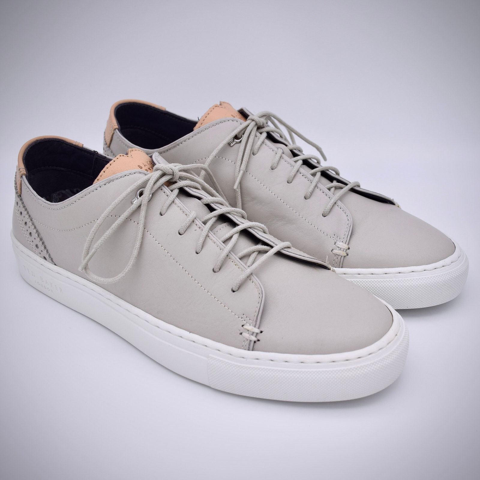 Ted Baker Ted Baker London Gray Leather Sneakers UK 7 US 8 Size US 8 / EU 41 - 7 Thumbnail