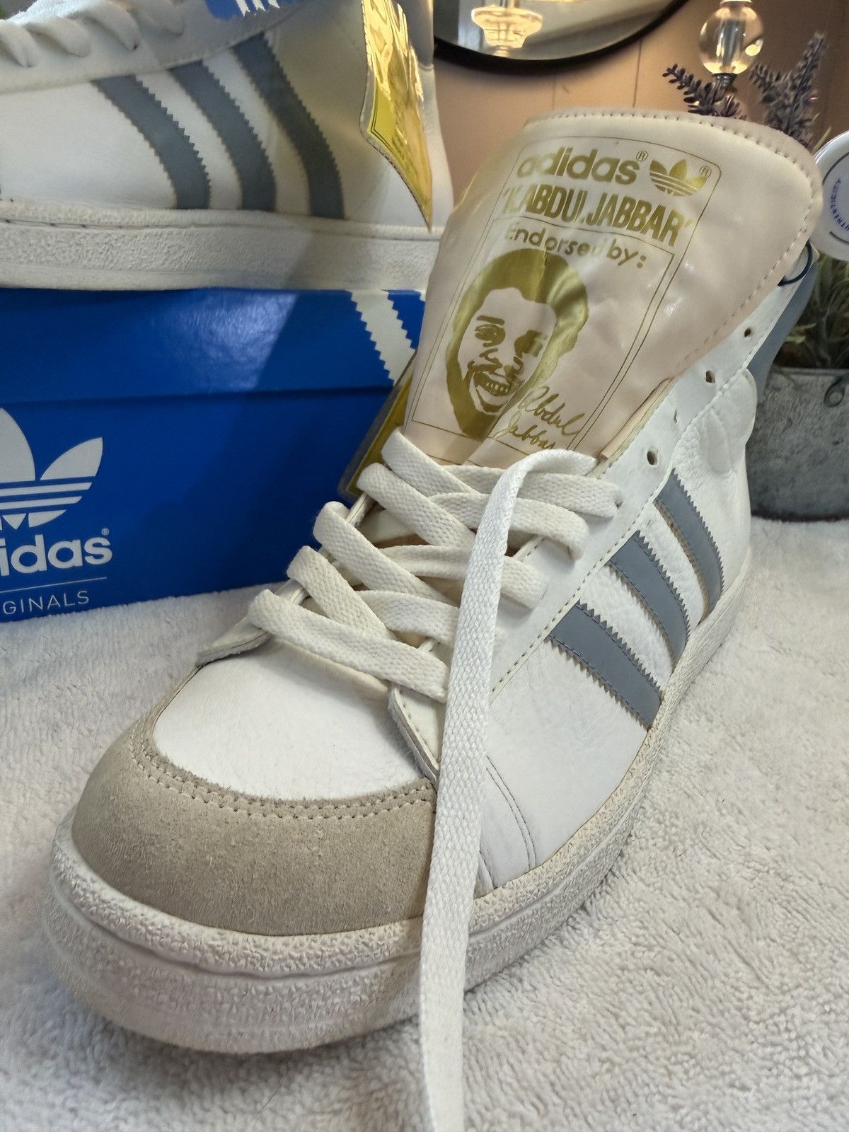Adidas Kareem abdul jabar 2004 vintage Adidas Samples! Sz 9 Size US 9 / EU 42 - 2 Thumbnail