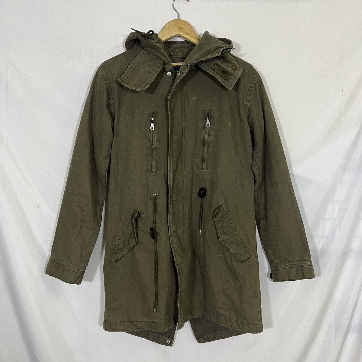 14th Addiction VINTAGE ARMY MILITARY STYLE B-S FISHTAIL HOODED PARKA Size US M / EU 48-50 / 2 - 1 Thumbnail