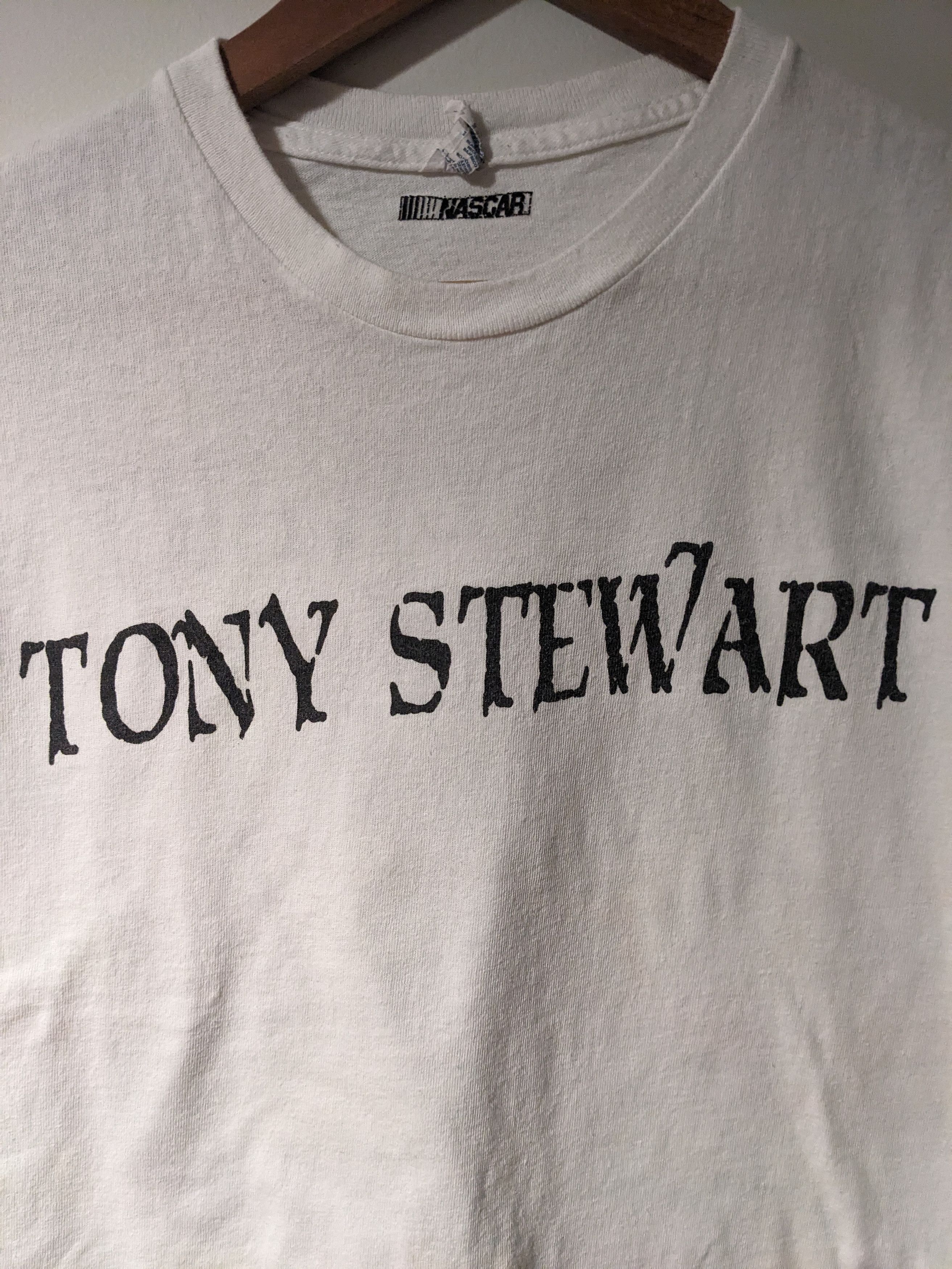NASCAR × Vintage Vintage Y2K Tony Stewart Nascar Chase Authentic T-Shirt Size US L / EU 52-54 / 3 - 4 Thumbnail