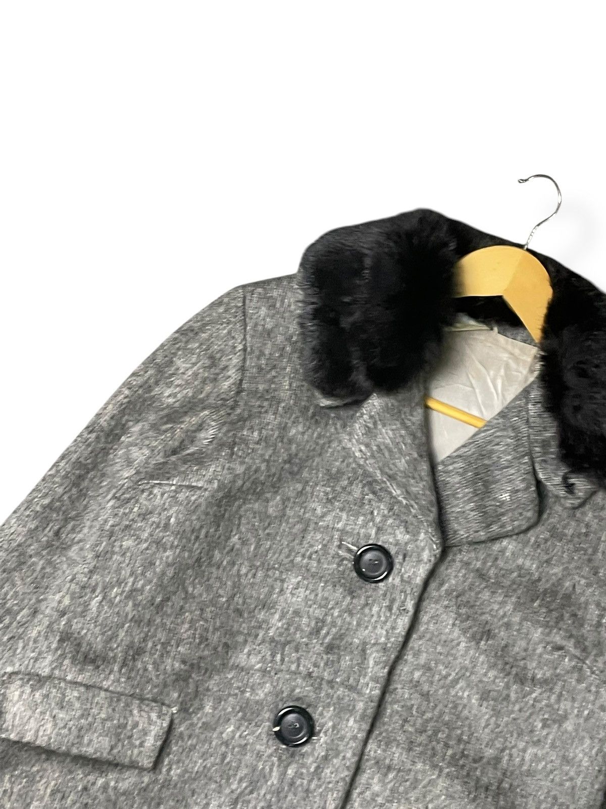 Japanese Brand Japanese Brand Long Coat with Fur (60) Size US XXS / EU 40 - 4 Thumbnail