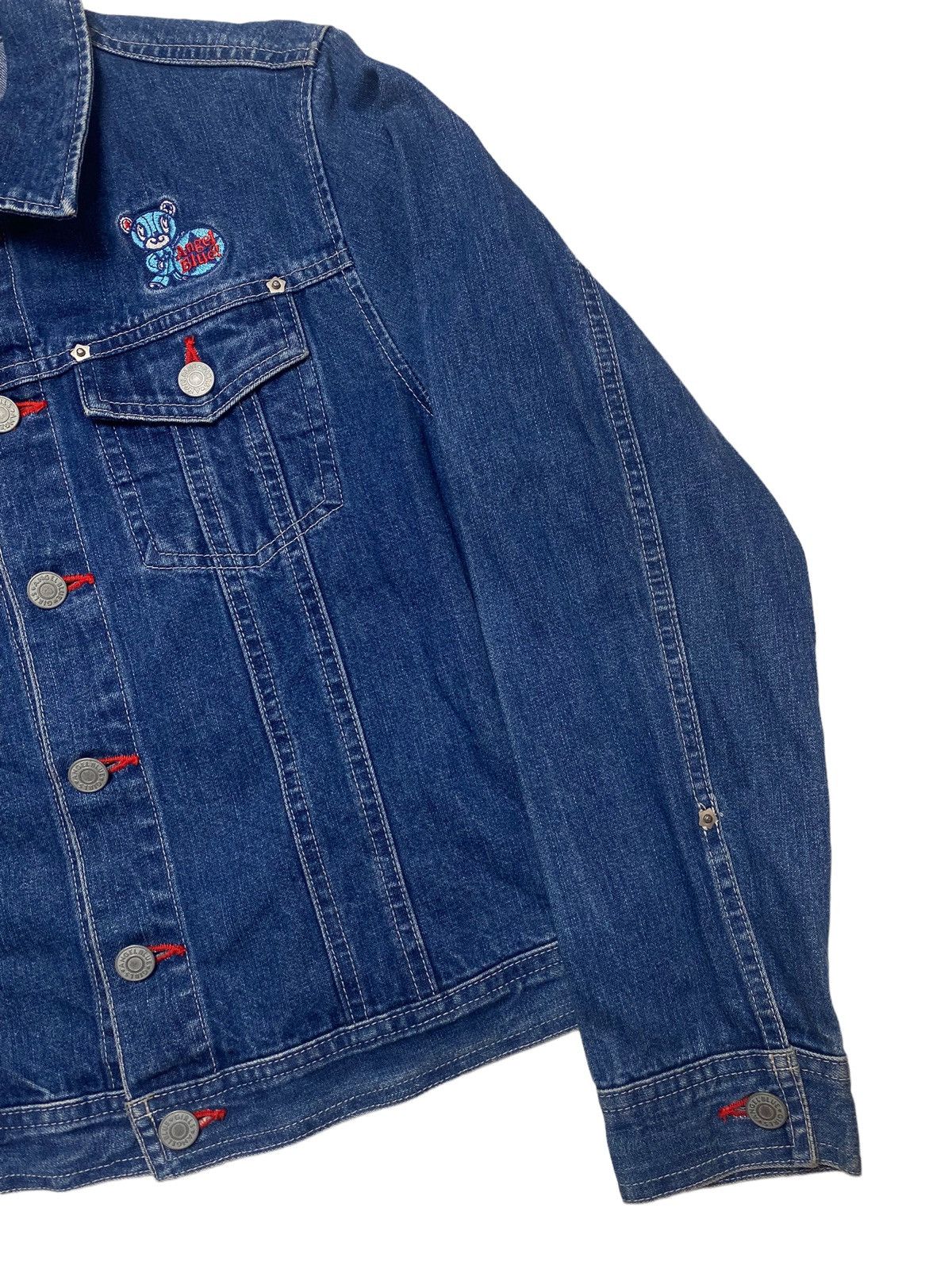 Angel Blue 2000s Angel Blue - Teddy Bear Denim Jacket Size US M / EU 48-50 / 2 - 6 Thumbnail