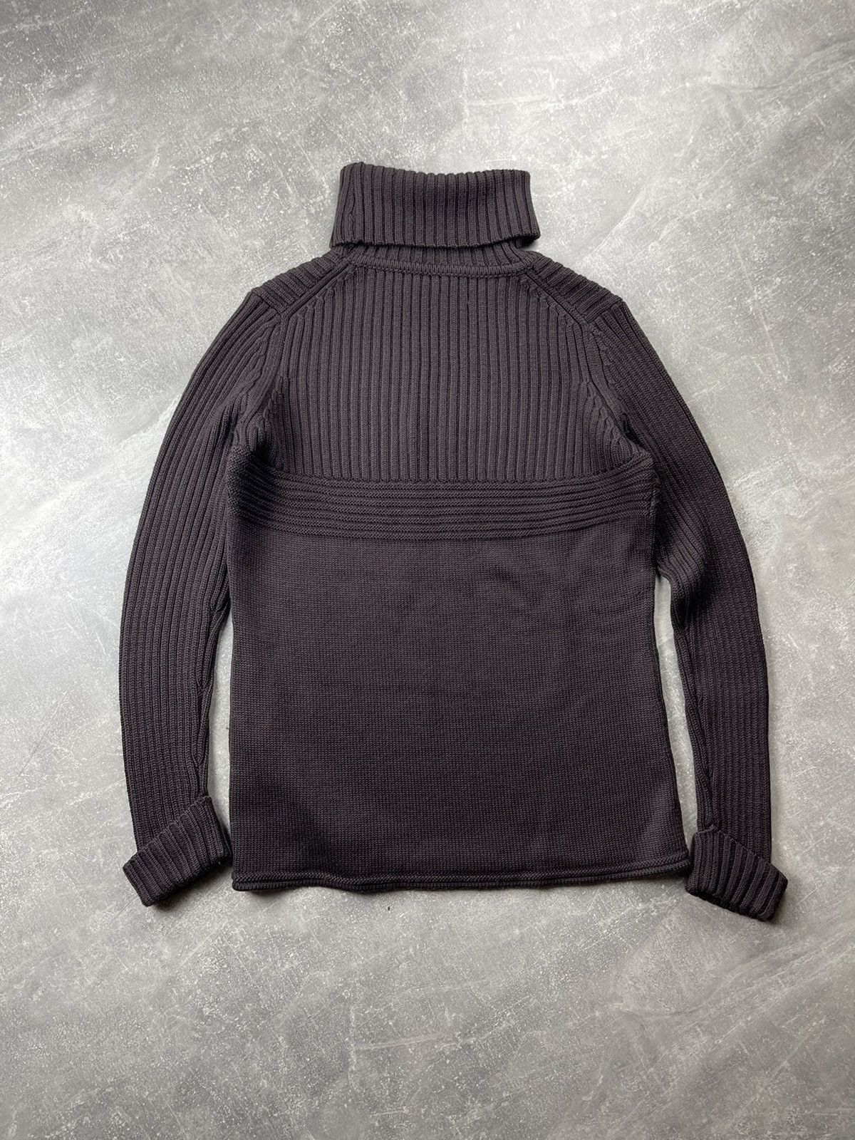 Escada Escada Sport Brown Wool Turtleneck Sweater Size L / US 10 / IT 46 - 9 Thumbnail
