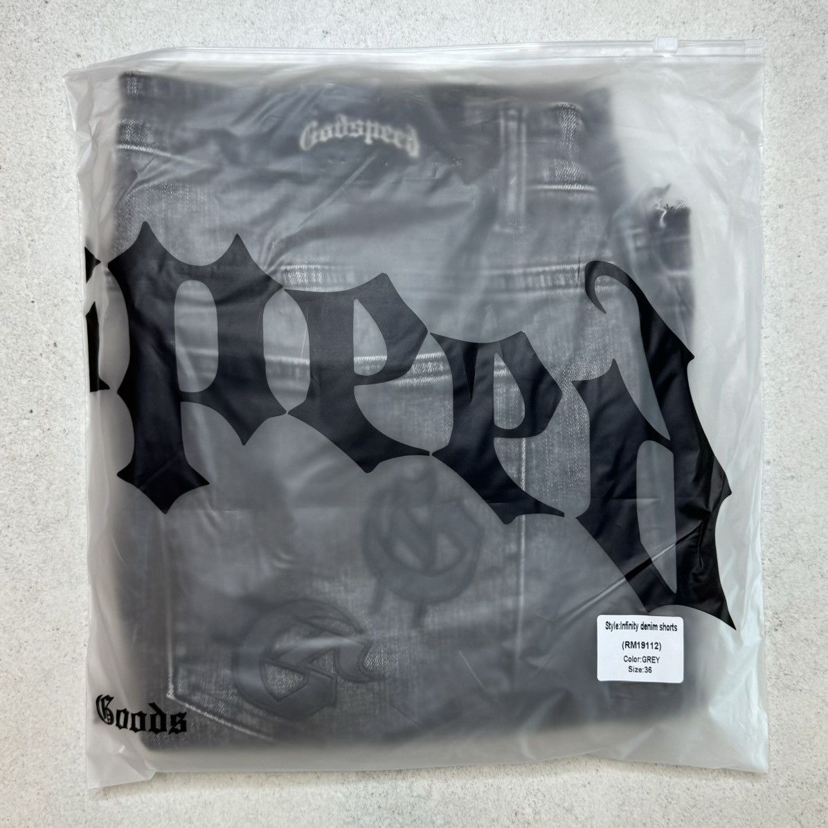Godspeed Godspeed infinity denim shorts grey SIZE 36 Size US 36 / EU 52 - 3 Thumbnail